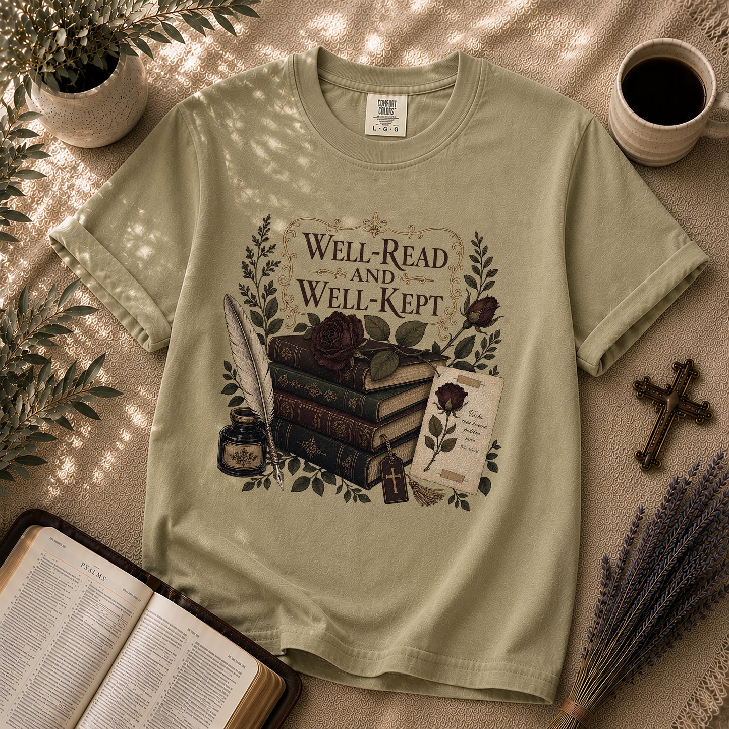 Well Read and Well Kept Christian T-Shirt