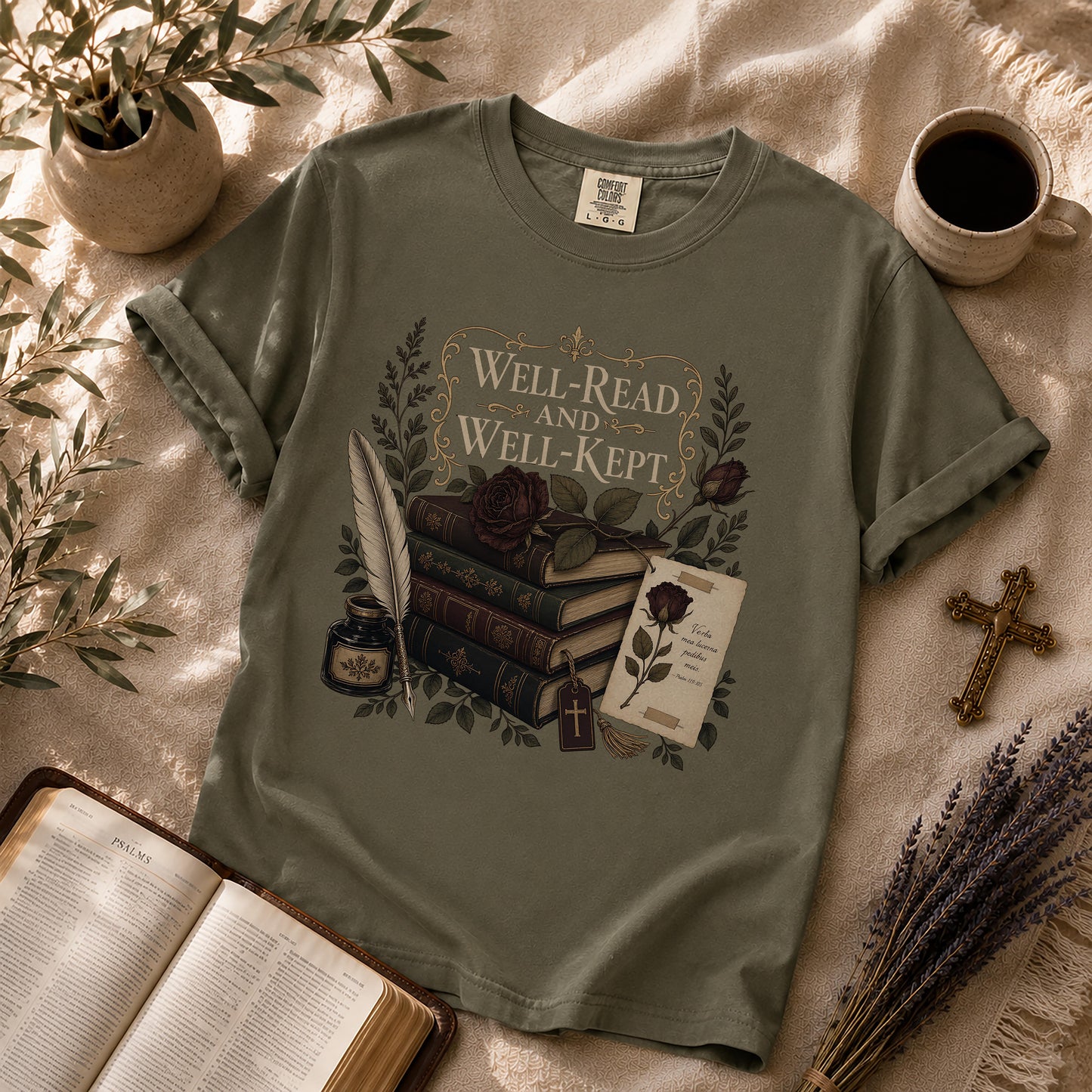 Well Read and Well Kept Christian T-Shirt