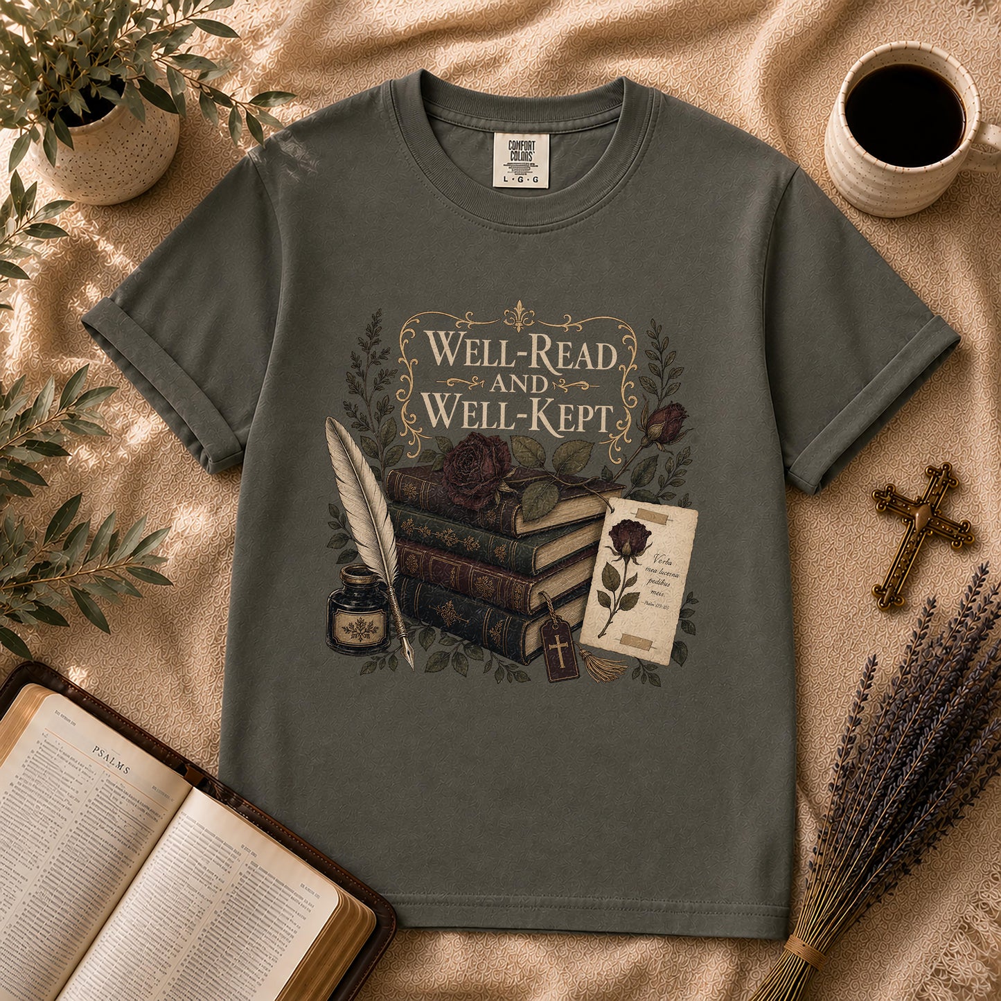 Well Read and Well Kept Christian T-Shirt