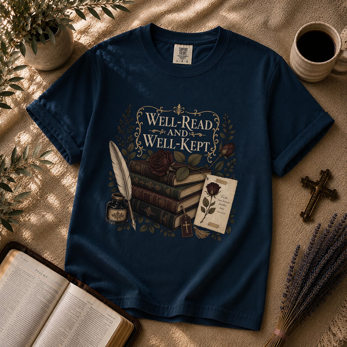 Well Read and Well Kept Christian T-Shirt