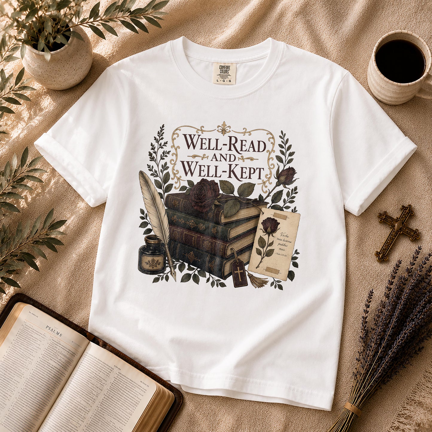 Well Read and Well Kept Christian T-Shirt