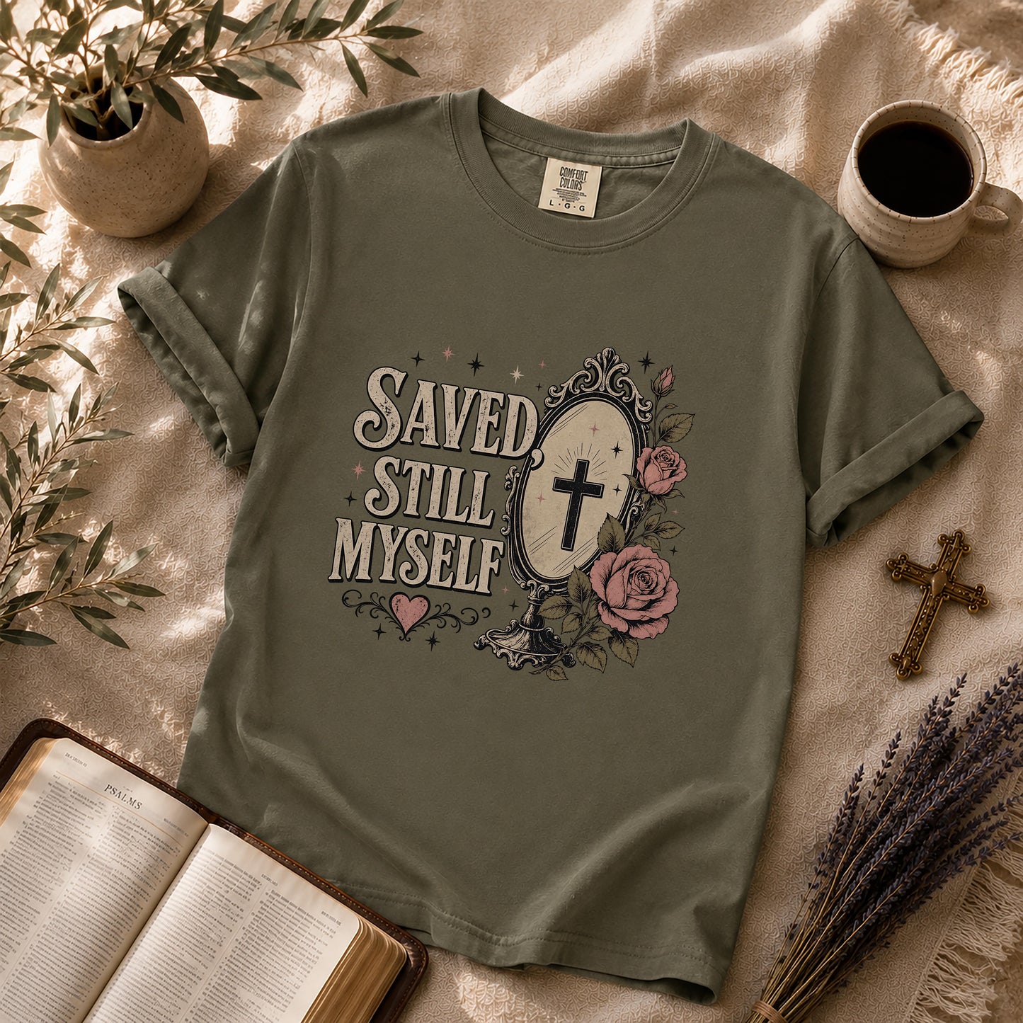Saved Still Myself Alternative Christian T-Shirt