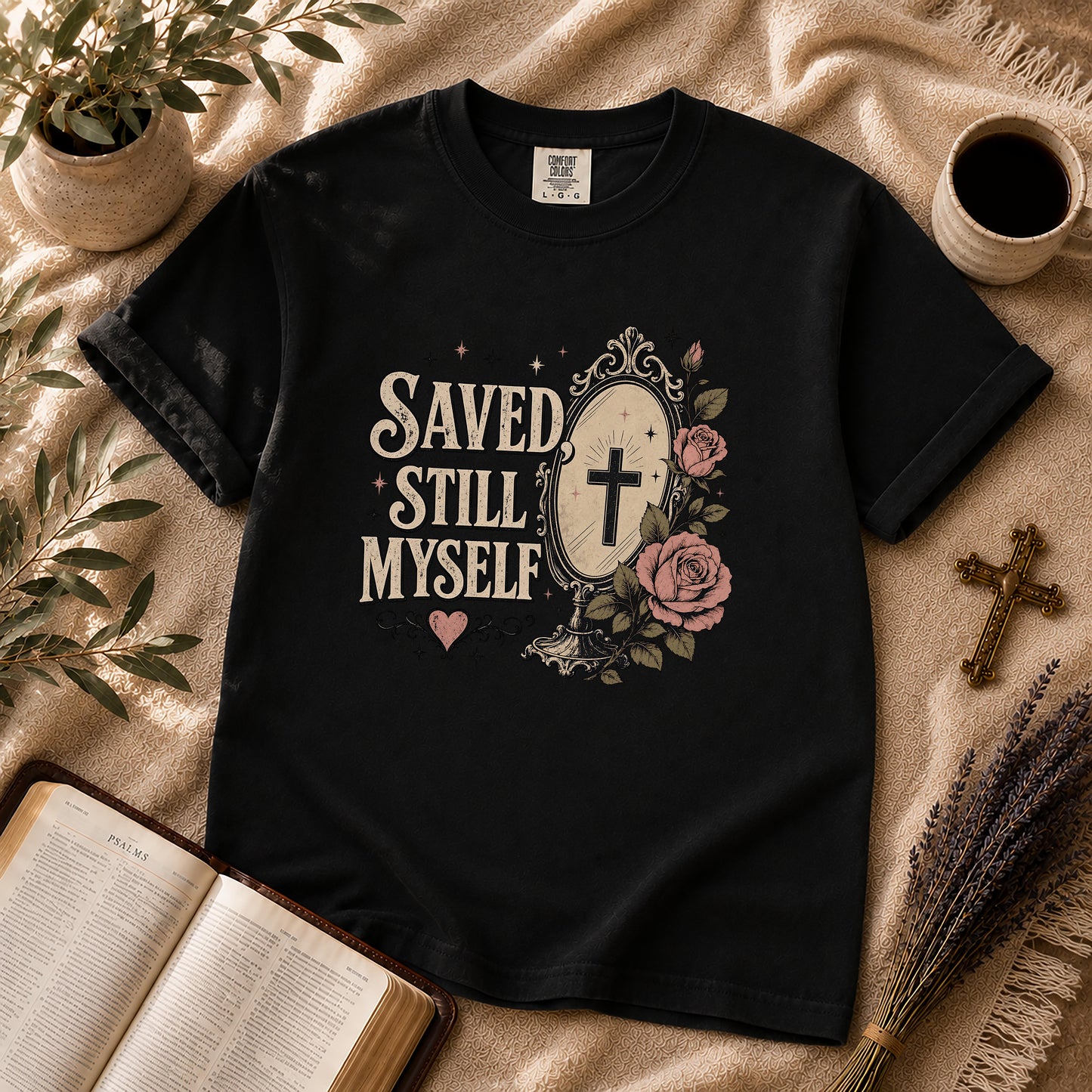 Saved Still Myself Alternative Christian T-Shirt
