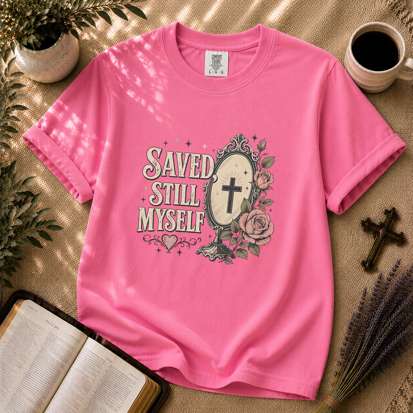 Saved Still Myself Alternative Christian T-Shirt