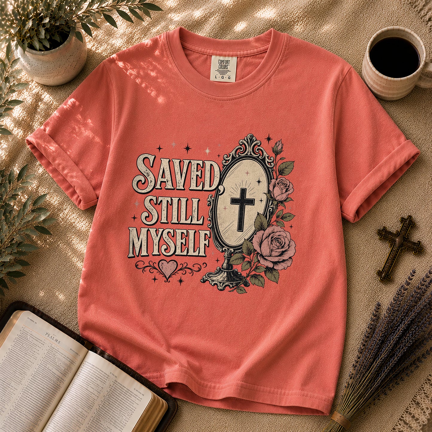 Saved Still Myself Alternative Christian T-Shirt
