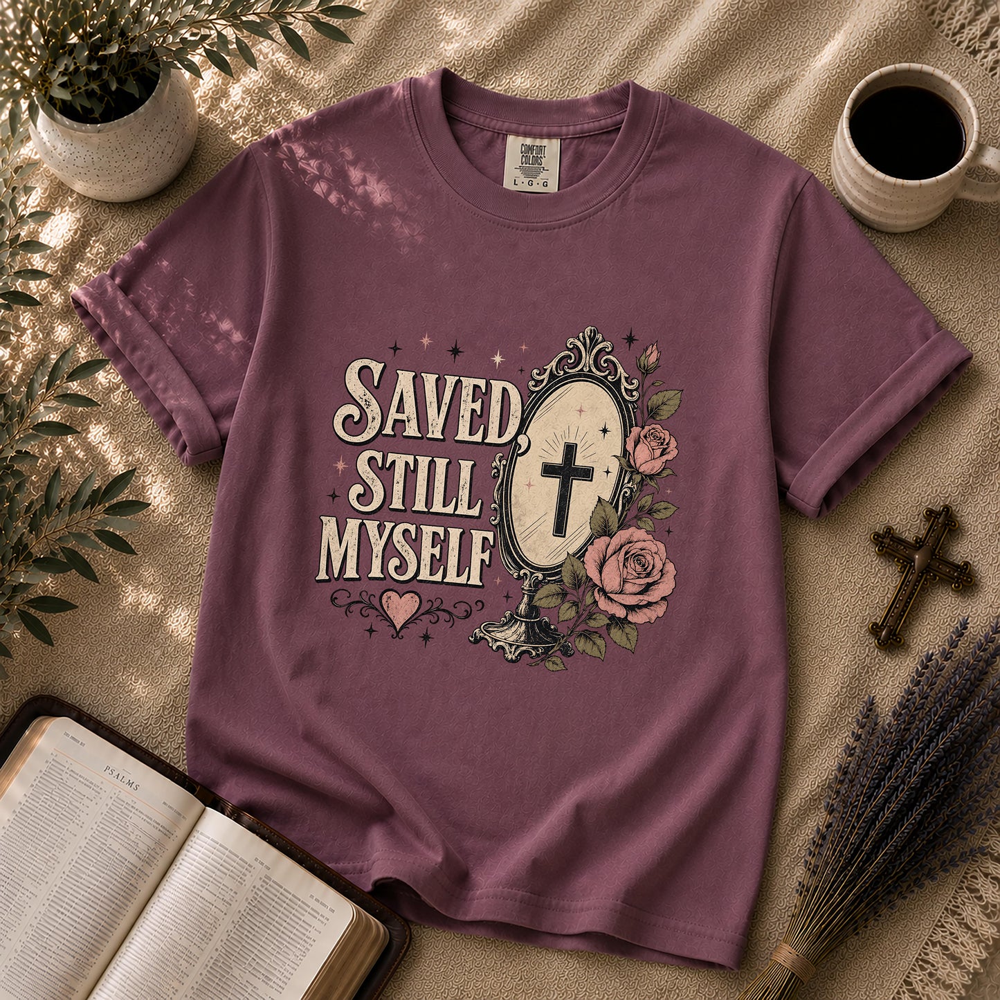 Saved Still Myself Alternative Christian T-Shirt