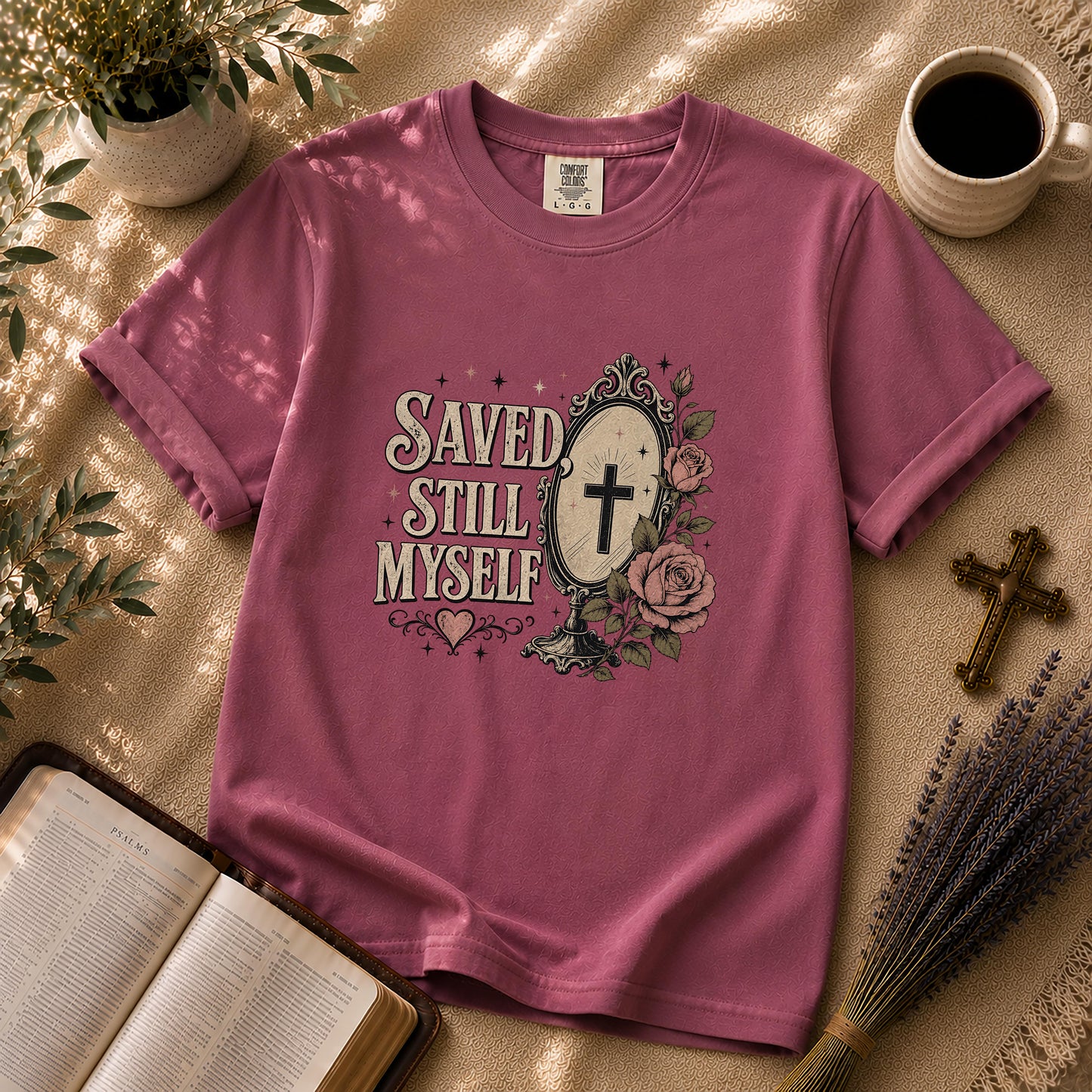 Saved Still Myself Alternative Christian T-Shirt