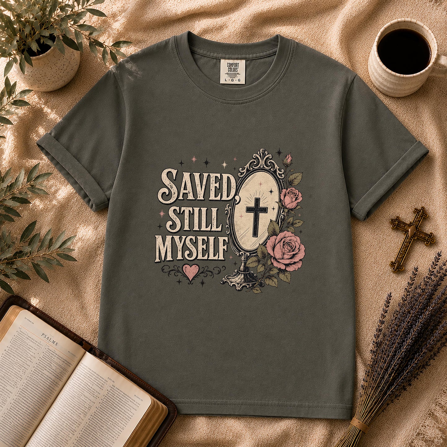 Saved Still Myself Alternative Christian T-Shirt