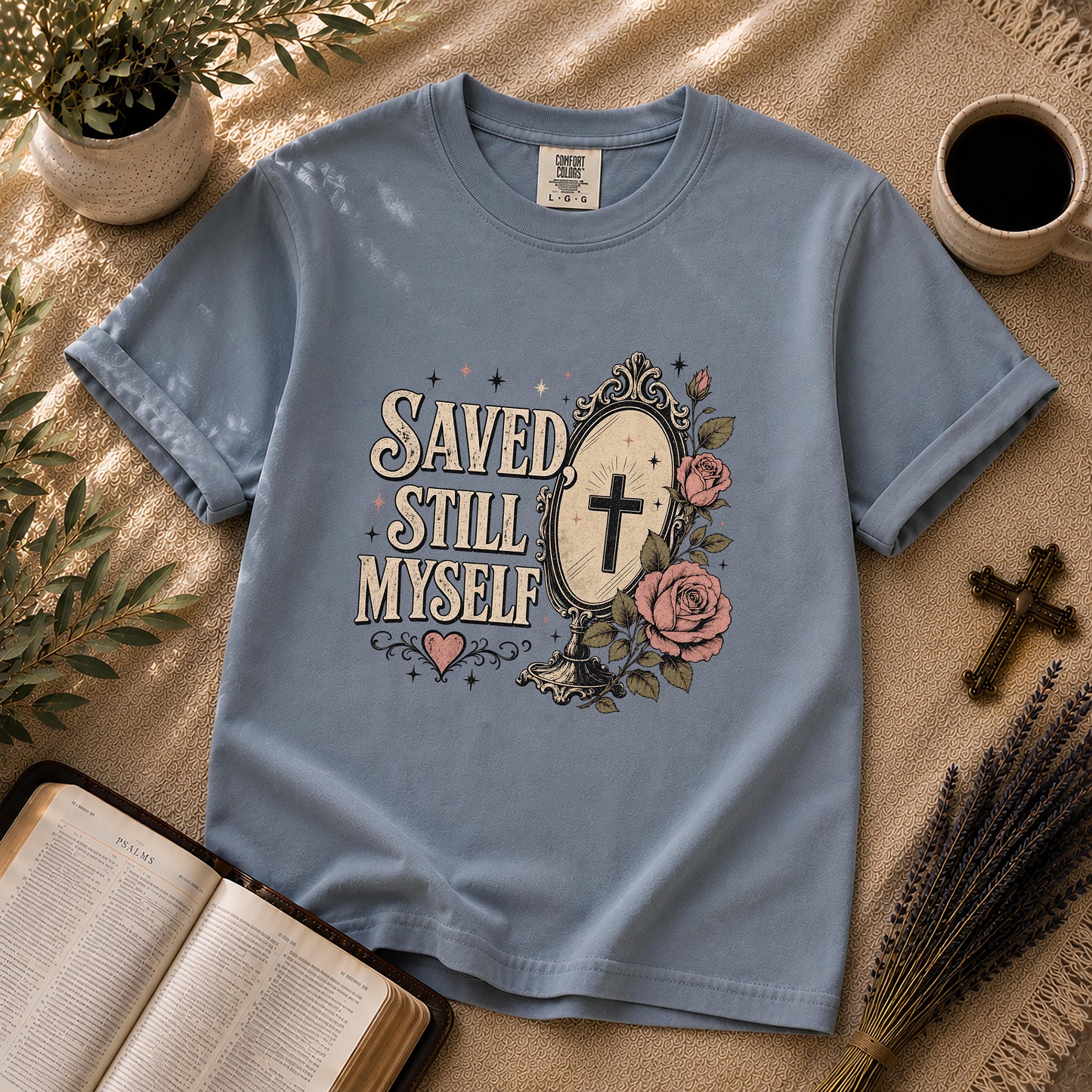 Saved Still Myself Alternative Christian T-Shirt