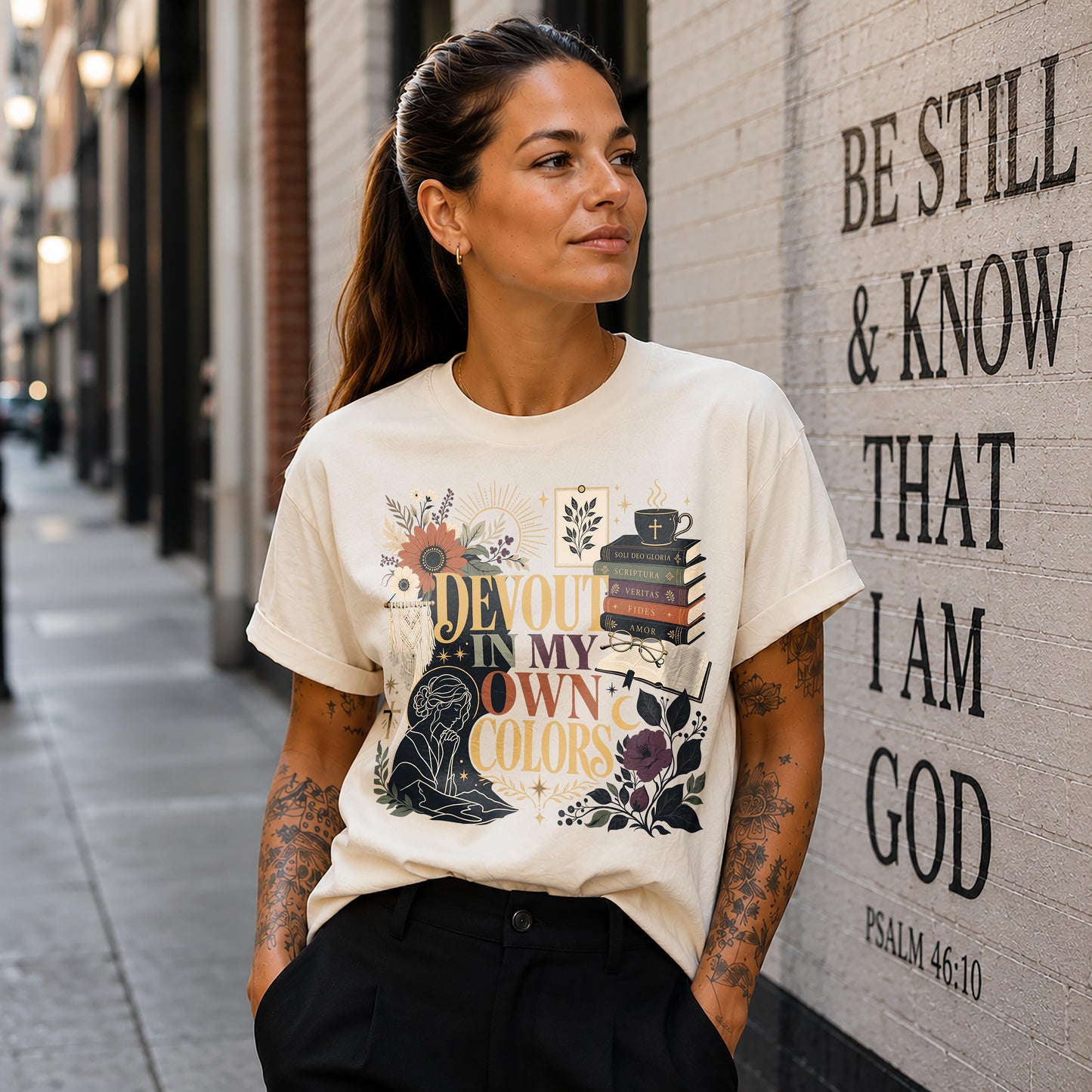 Devout in My Own Colors Christian T-Shirt