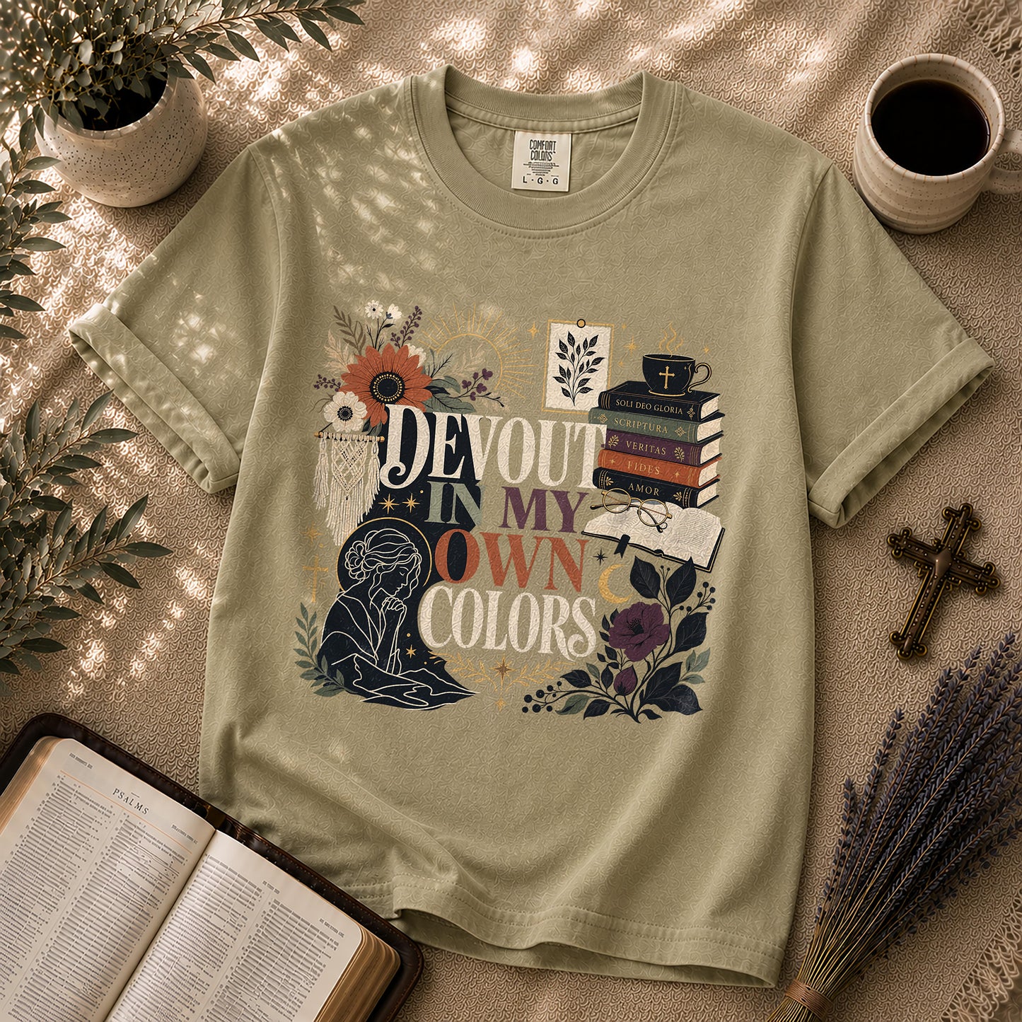 Devout in My Own Colors Christian T-Shirt