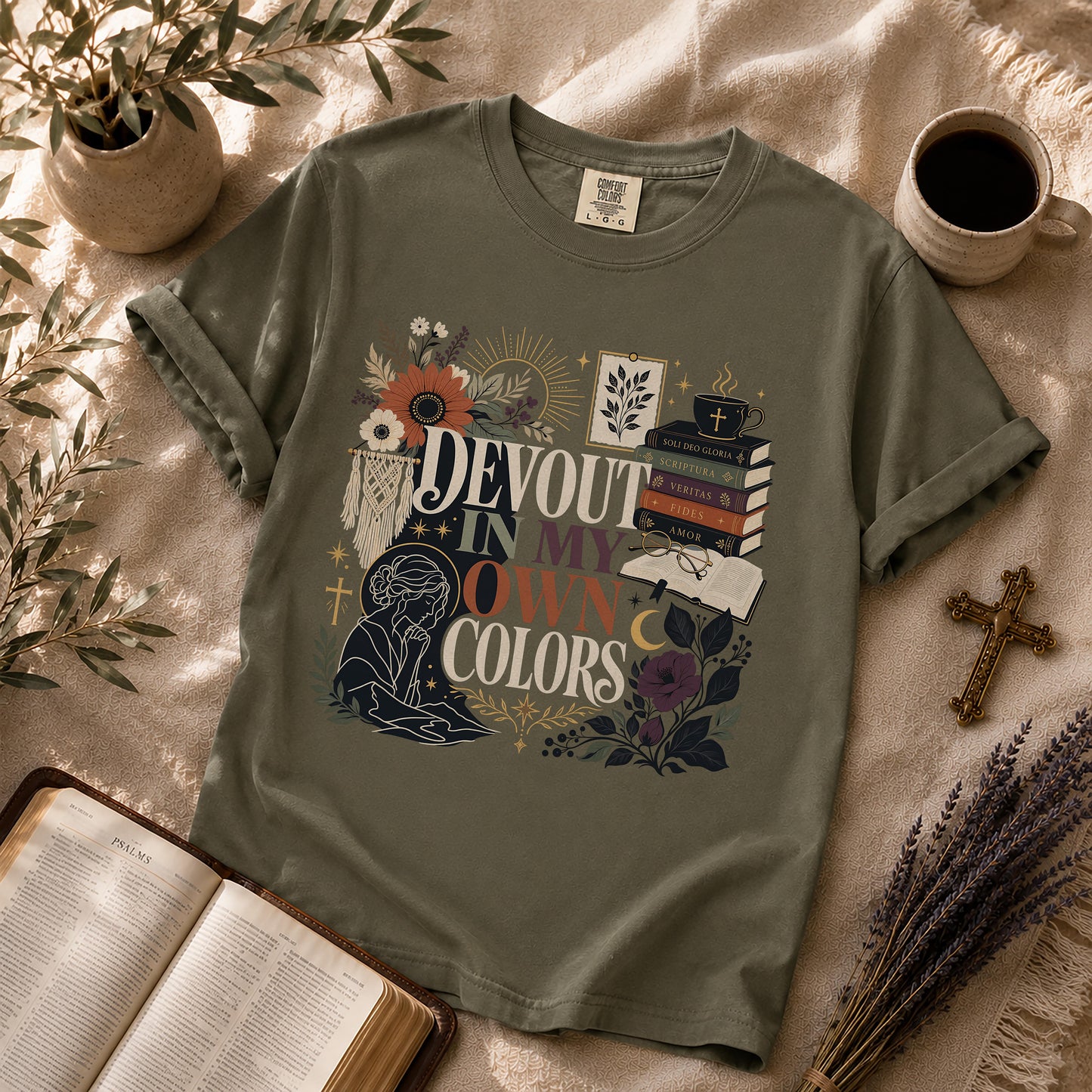 Devout in My Own Colors Christian T-Shirt