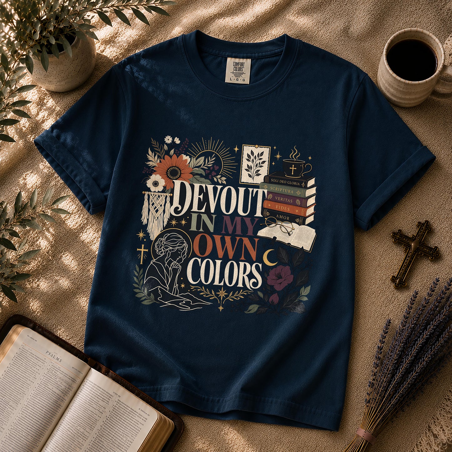 Devout in My Own Colors Christian T-Shirt