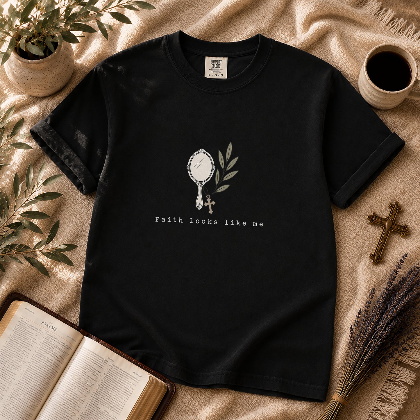 Faith Looks Like Me Minimalist Christian T-Shirt