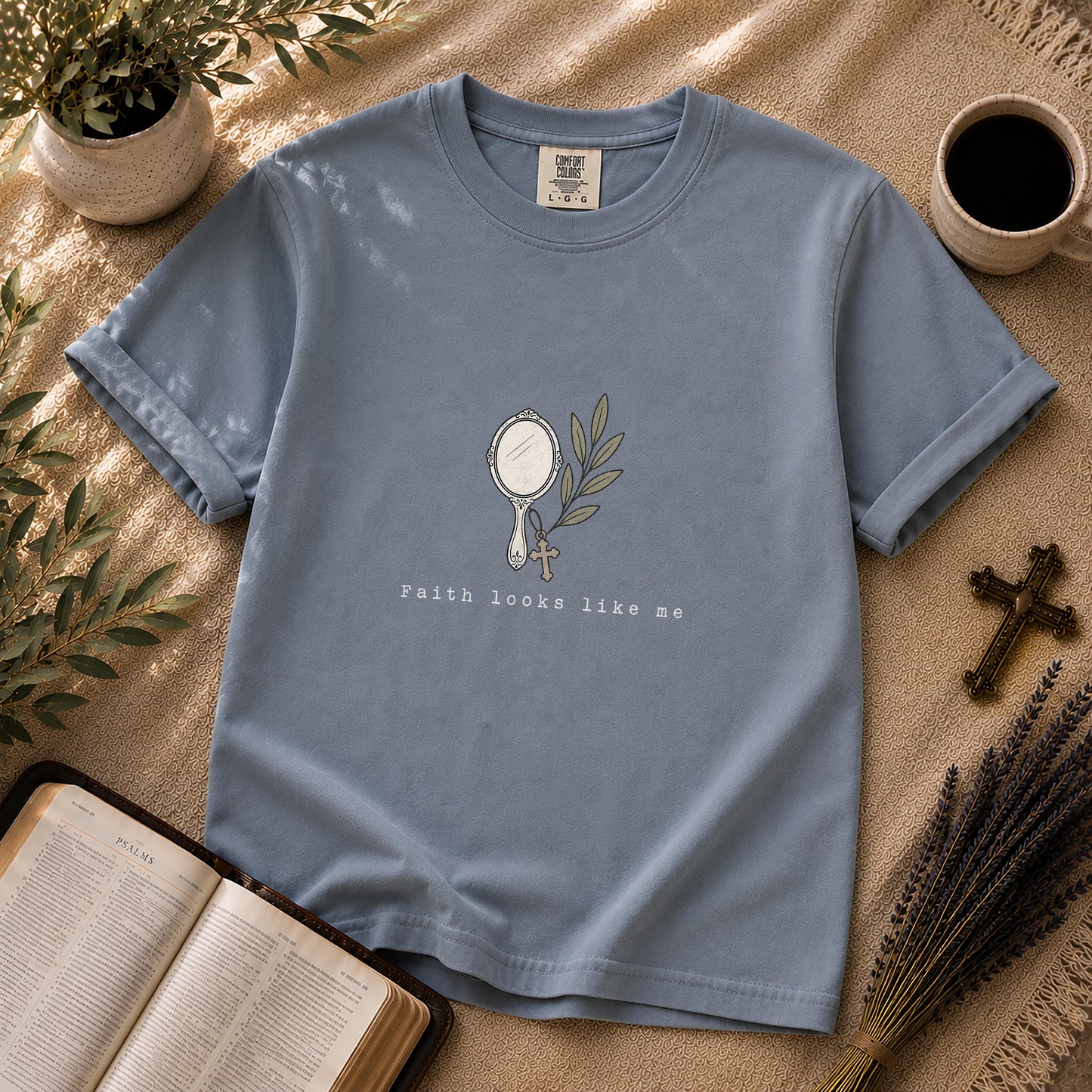 Faith Looks Like Me Minimalist Christian T-Shirt