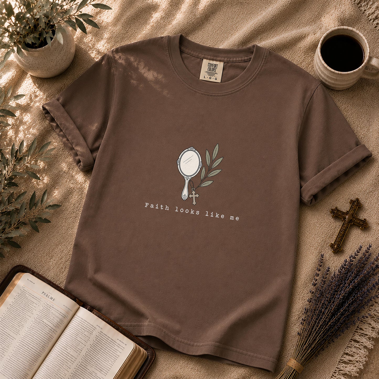 Faith Looks Like Me Minimalist Christian T-Shirt