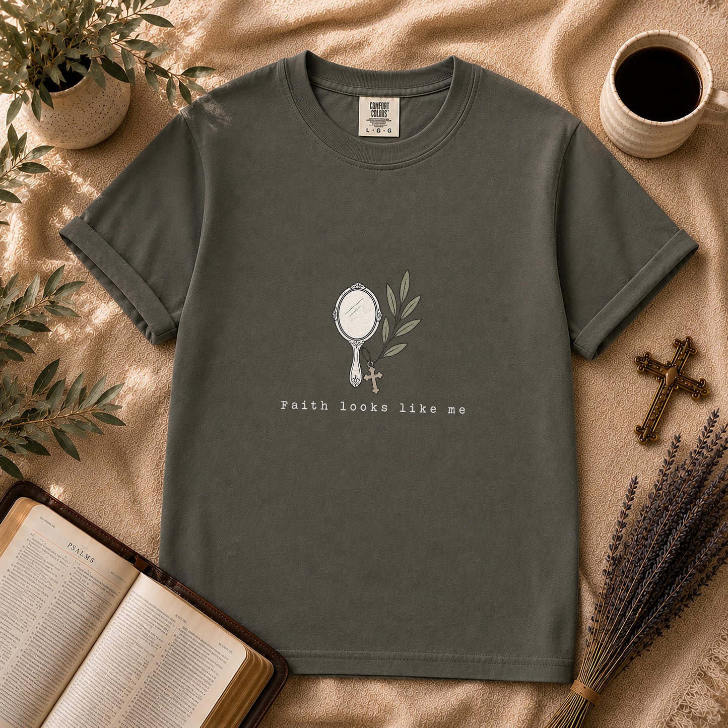 Faith Looks Like Me Minimalist Christian T-Shirt
