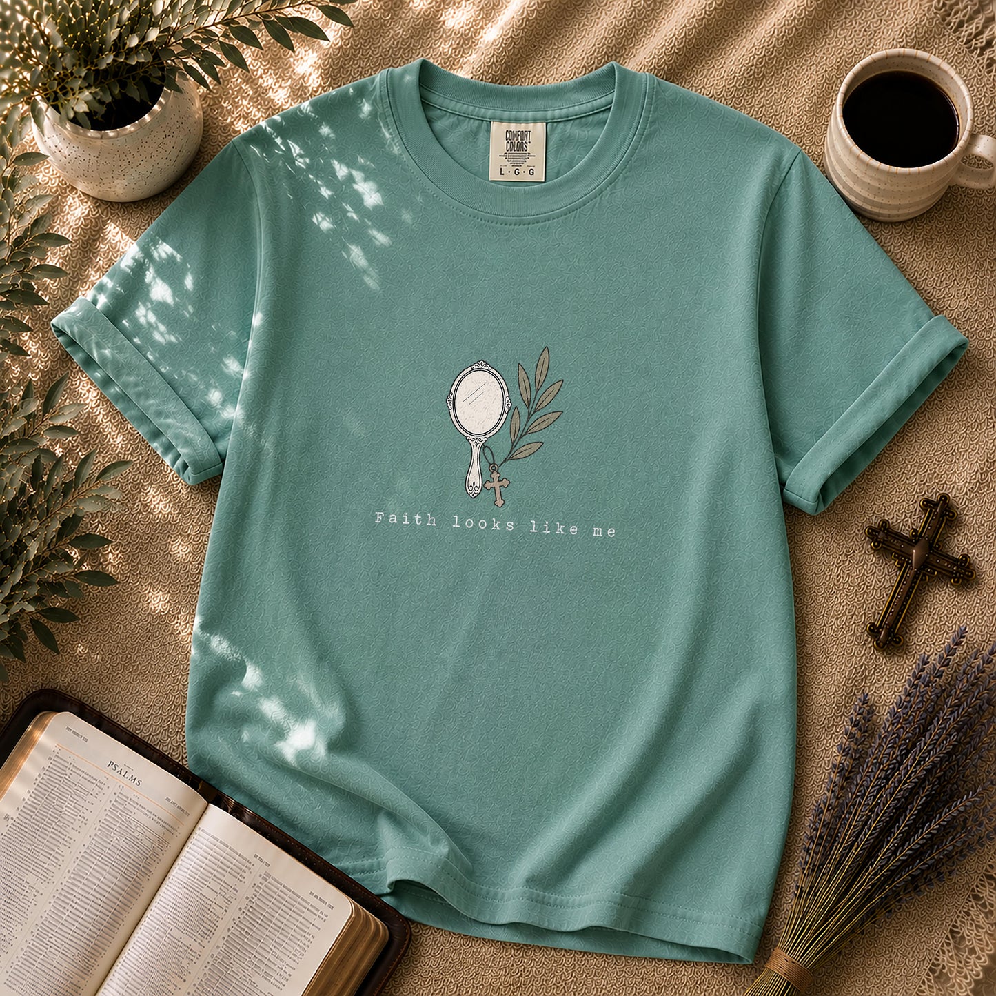 Faith Looks Like Me Minimalist Christian T-Shirt