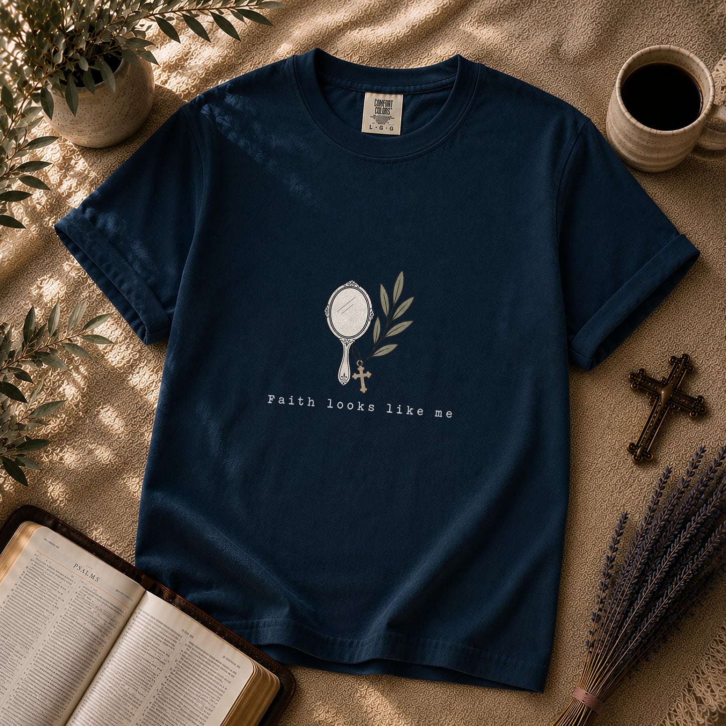 Faith Looks Like Me Minimalist Christian T-Shirt