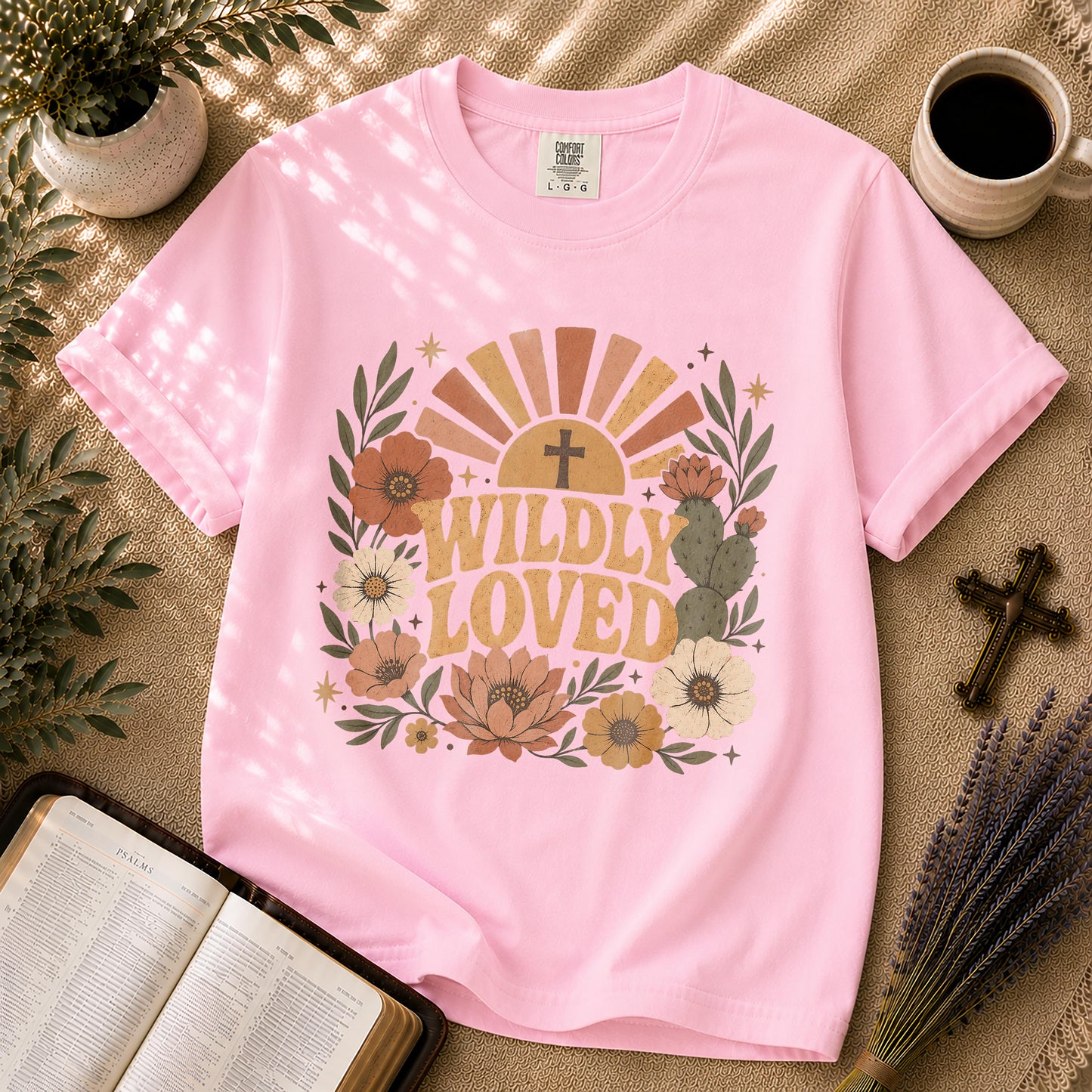 Wildly Loved Boho Christian T-Shirt