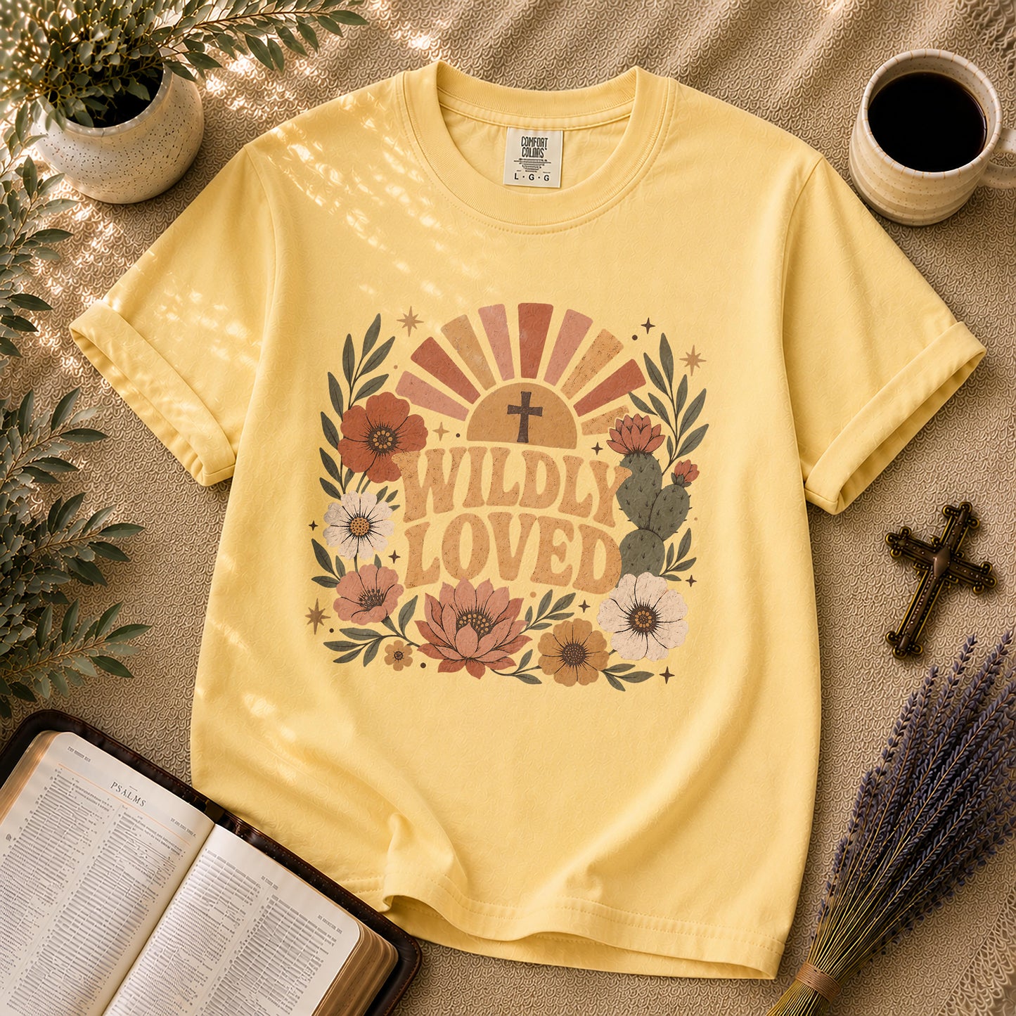 Wildly Loved Boho Christian T-Shirt