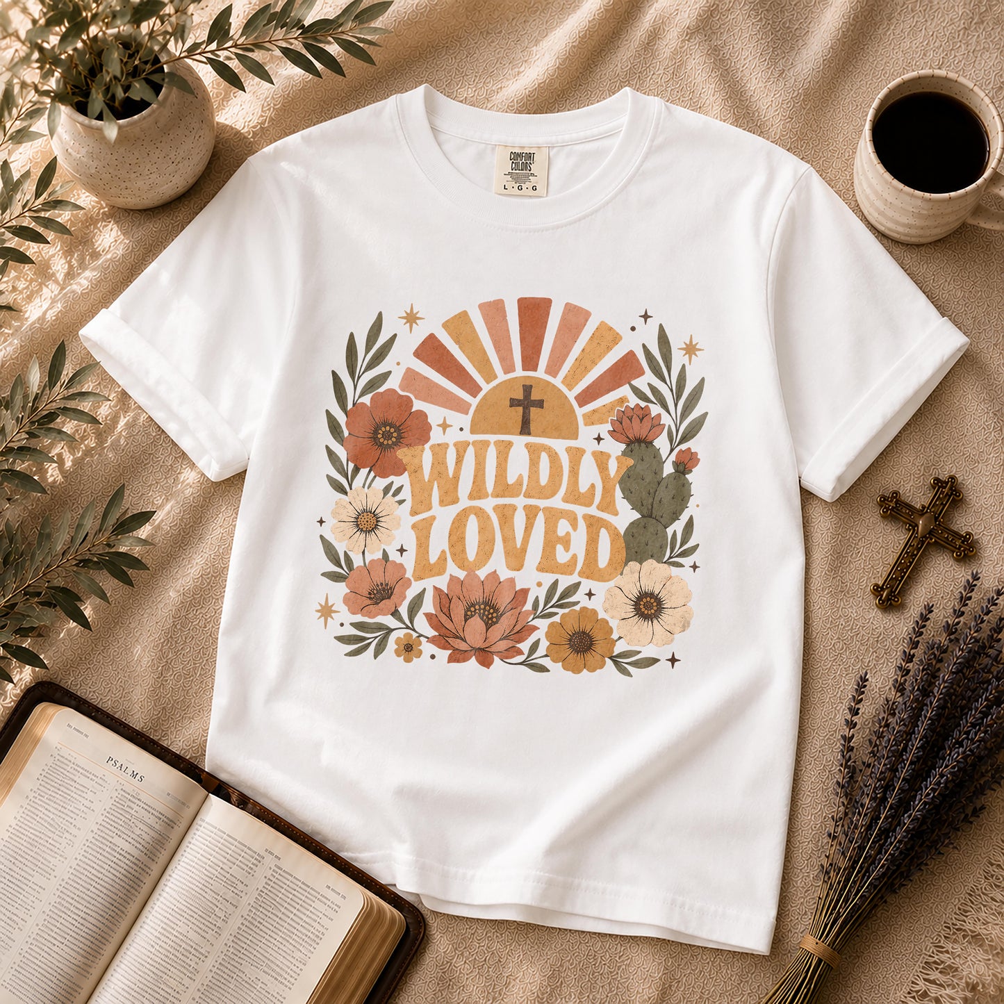 Wildly Loved Boho Christian T-Shirt