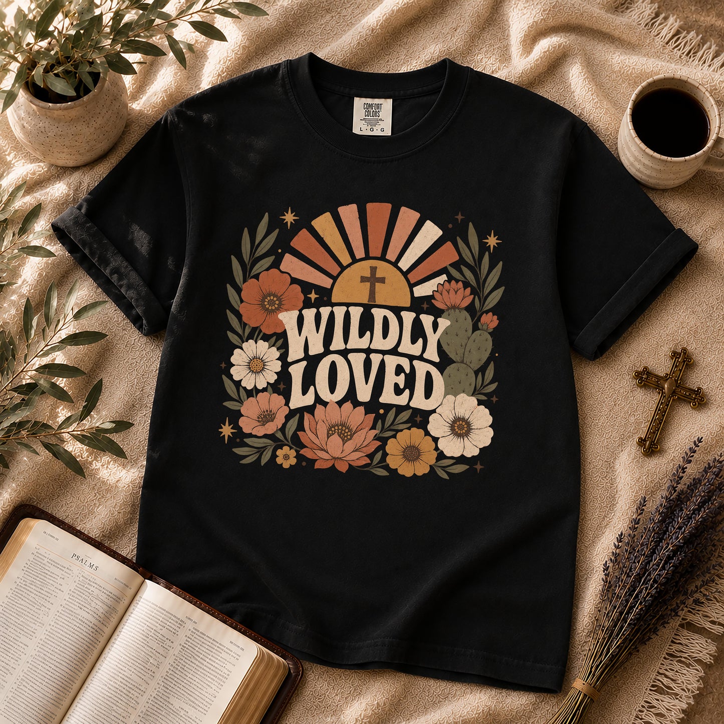 Wildly Loved Boho Christian T-Shirt