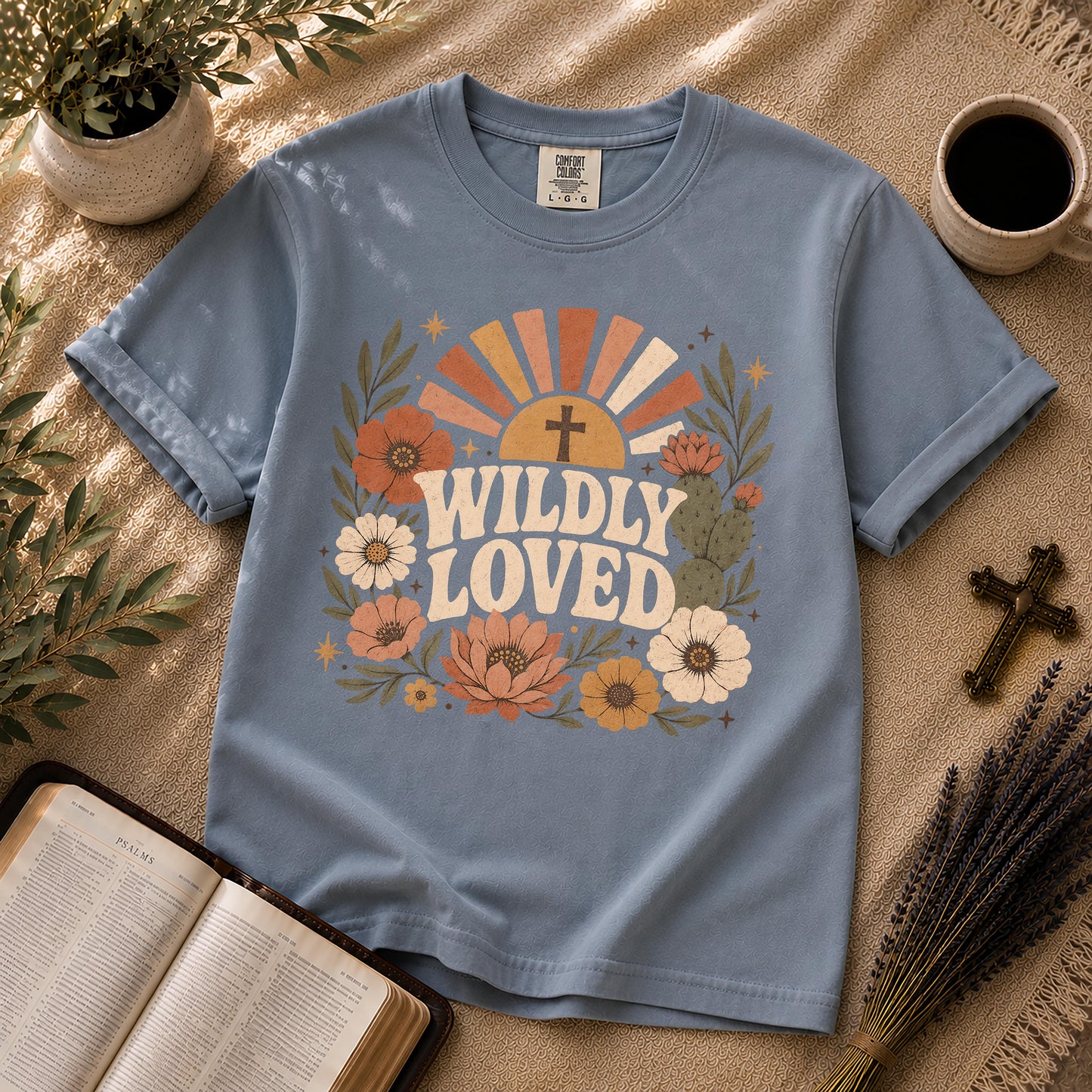 Wildly Loved Boho Christian T-Shirt