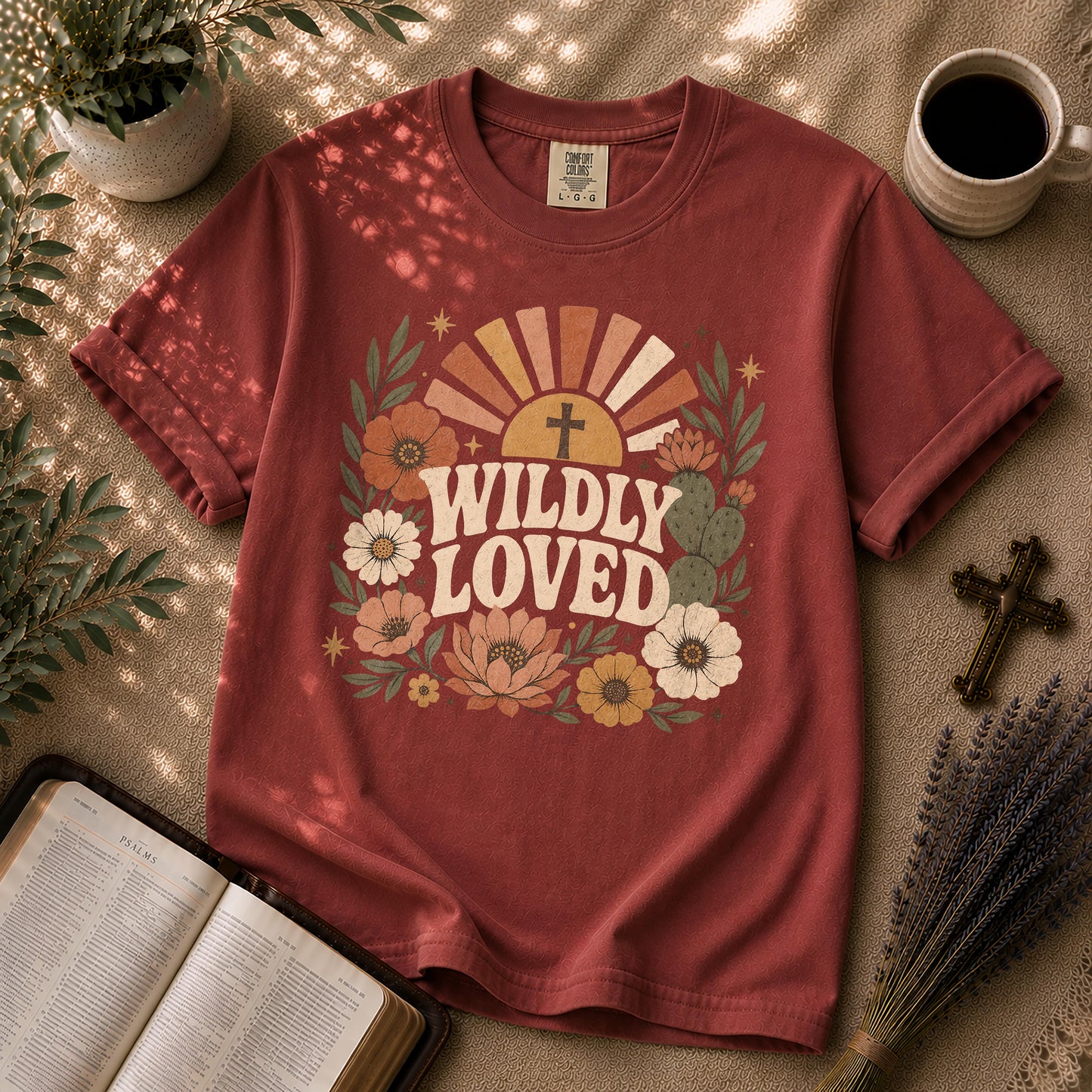 Wildly Loved Boho Christian T-Shirt