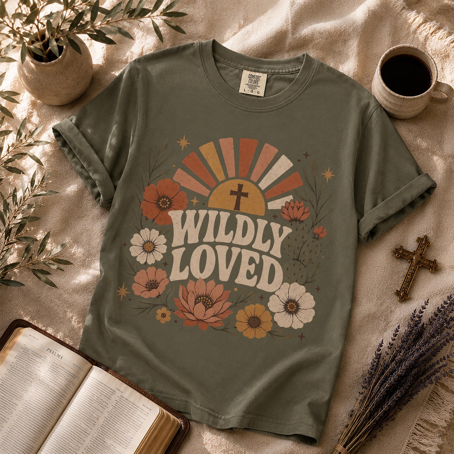 Wildly Loved Boho Christian T-Shirt