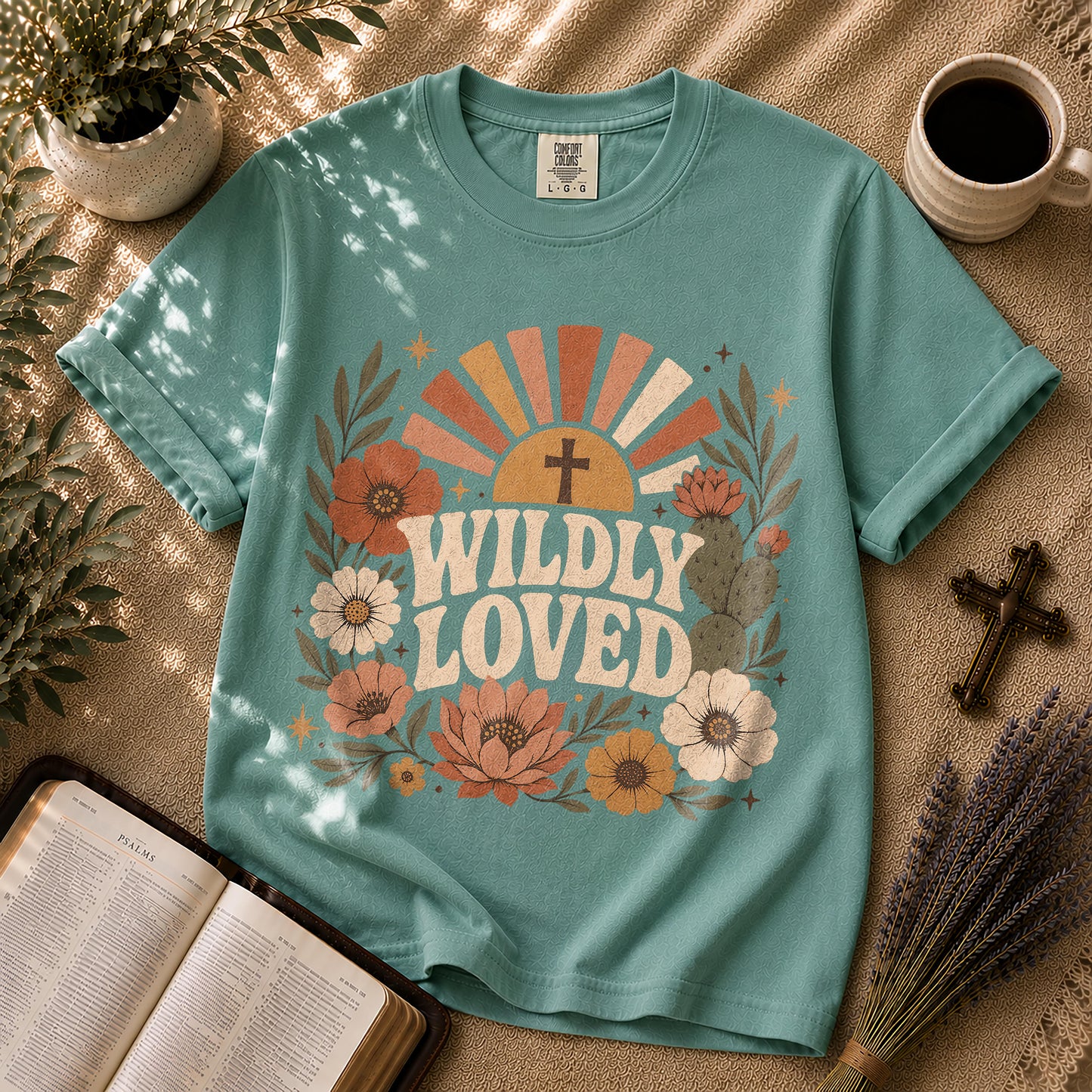 Wildly Loved Boho Christian T-Shirt