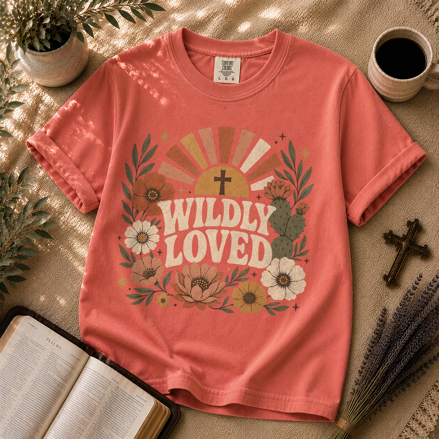 Wildly Loved Boho Christian T-Shirt