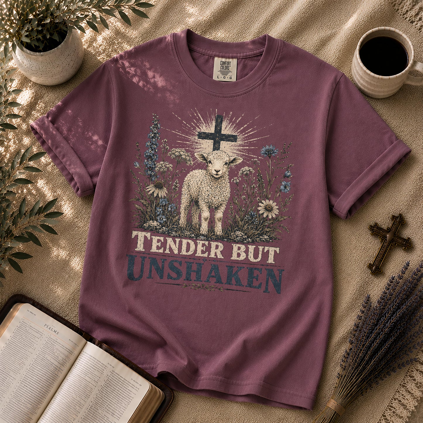 Tender But Unshaken Christian Lamb T-Shirt