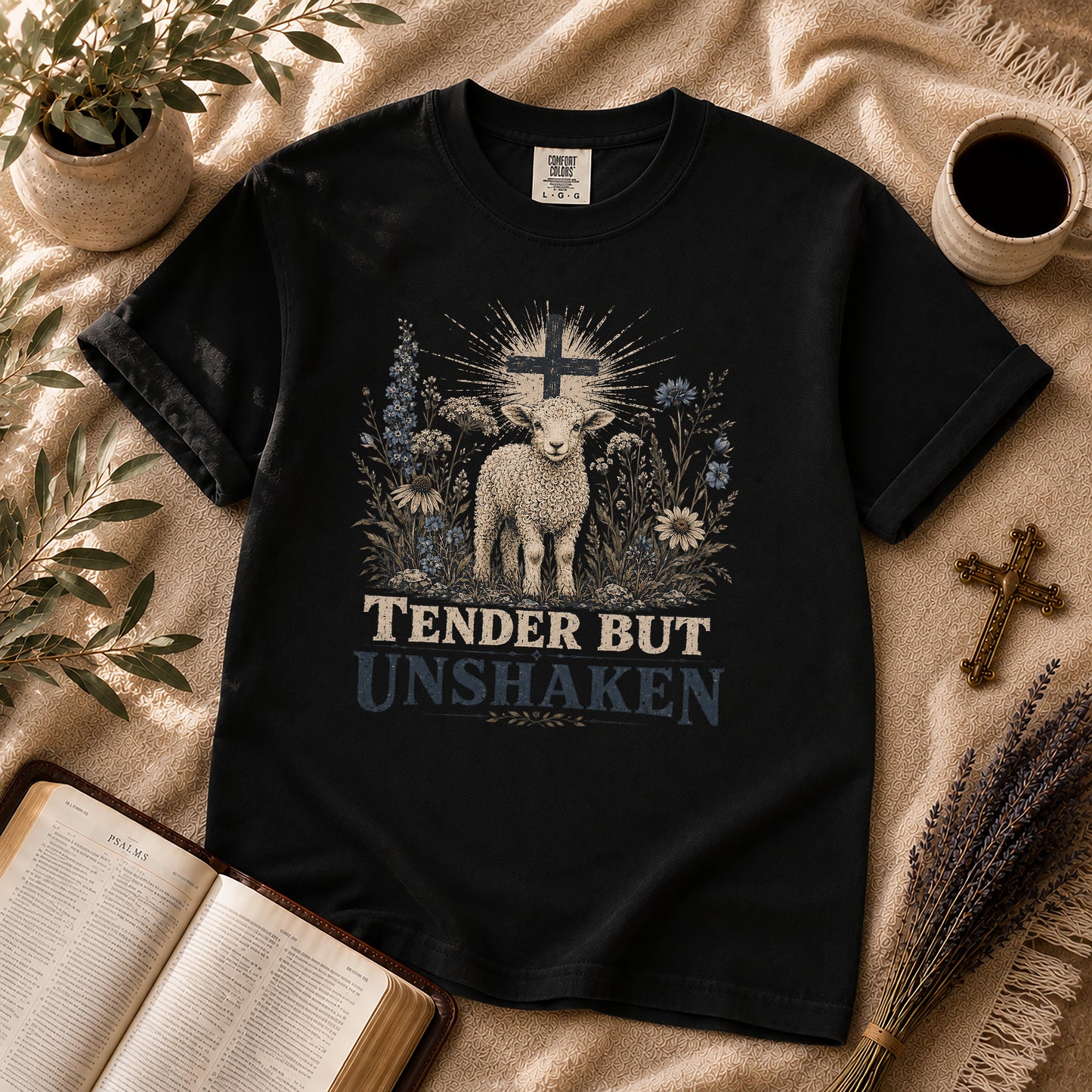 Tender But Unshaken Christian Lamb T-Shirt