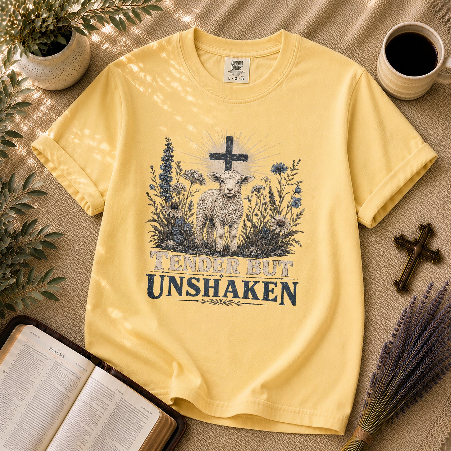 Tender But Unshaken Christian Lamb T-Shirt