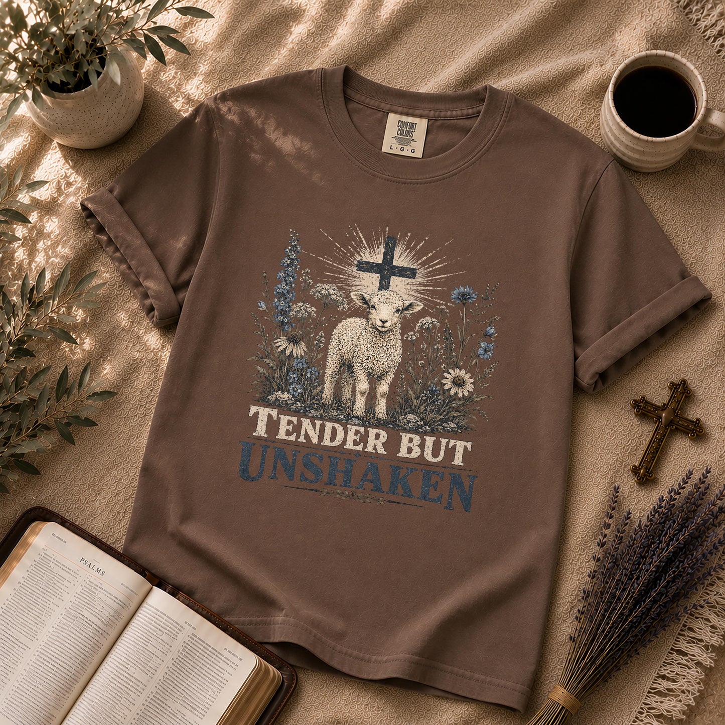 Tender But Unshaken Christian Lamb T-Shirt