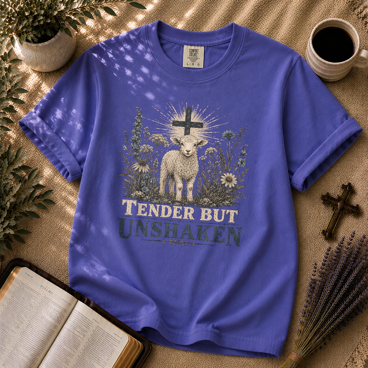 Tender But Unshaken Christian Lamb T-Shirt