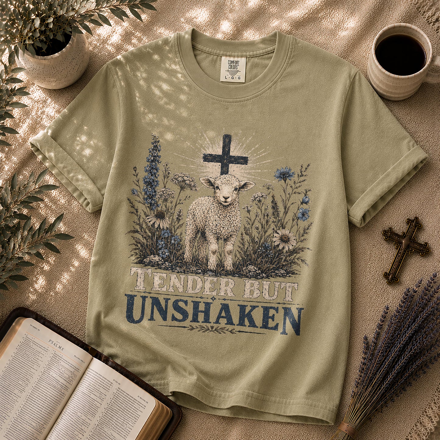 Tender But Unshaken Christian Lamb T-Shirt