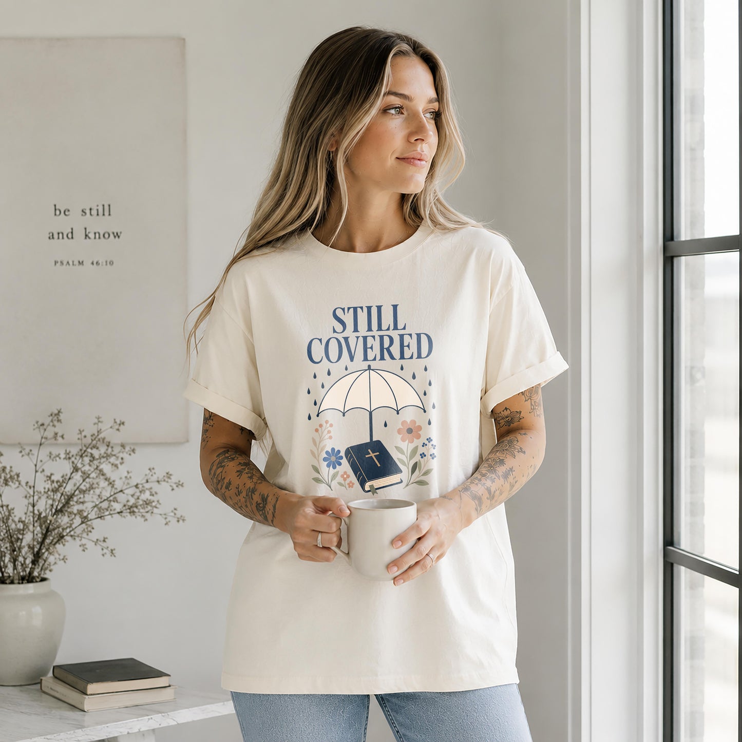 Still Covered Modern Christian T-Shirt