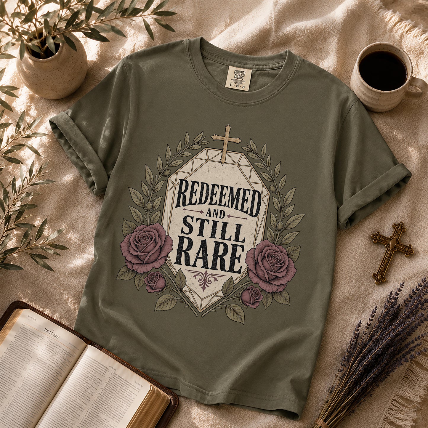 Redeemed and Still Rare Alternative Christian T-Shirt