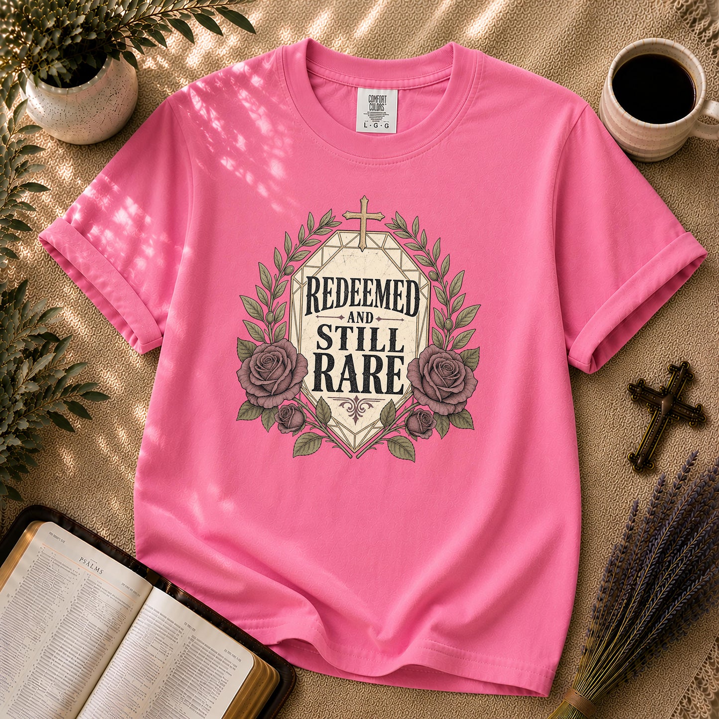 Redeemed and Still Rare Alternative Christian T-Shirt
