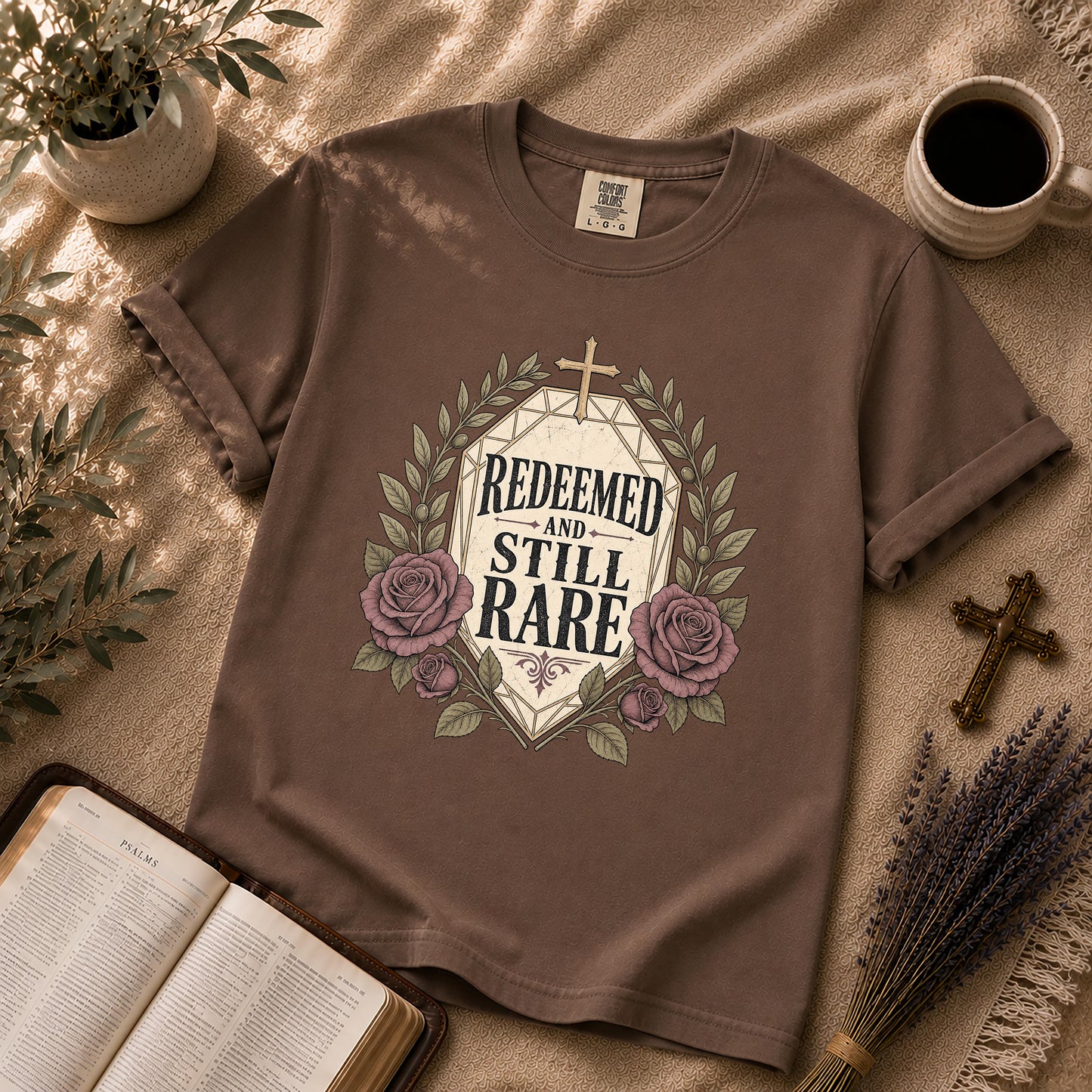 Redeemed and Still Rare Alternative Christian T-Shirt