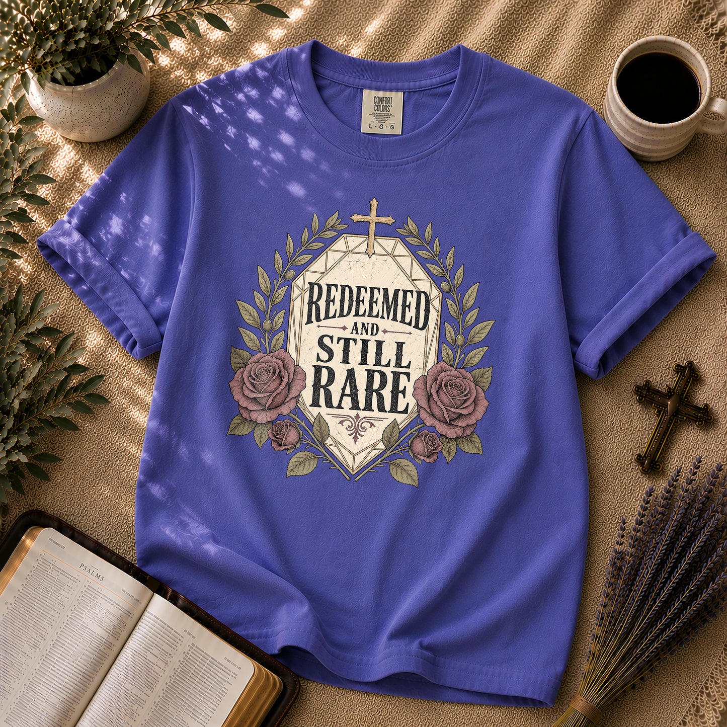 Redeemed and Still Rare Alternative Christian T-Shirt
