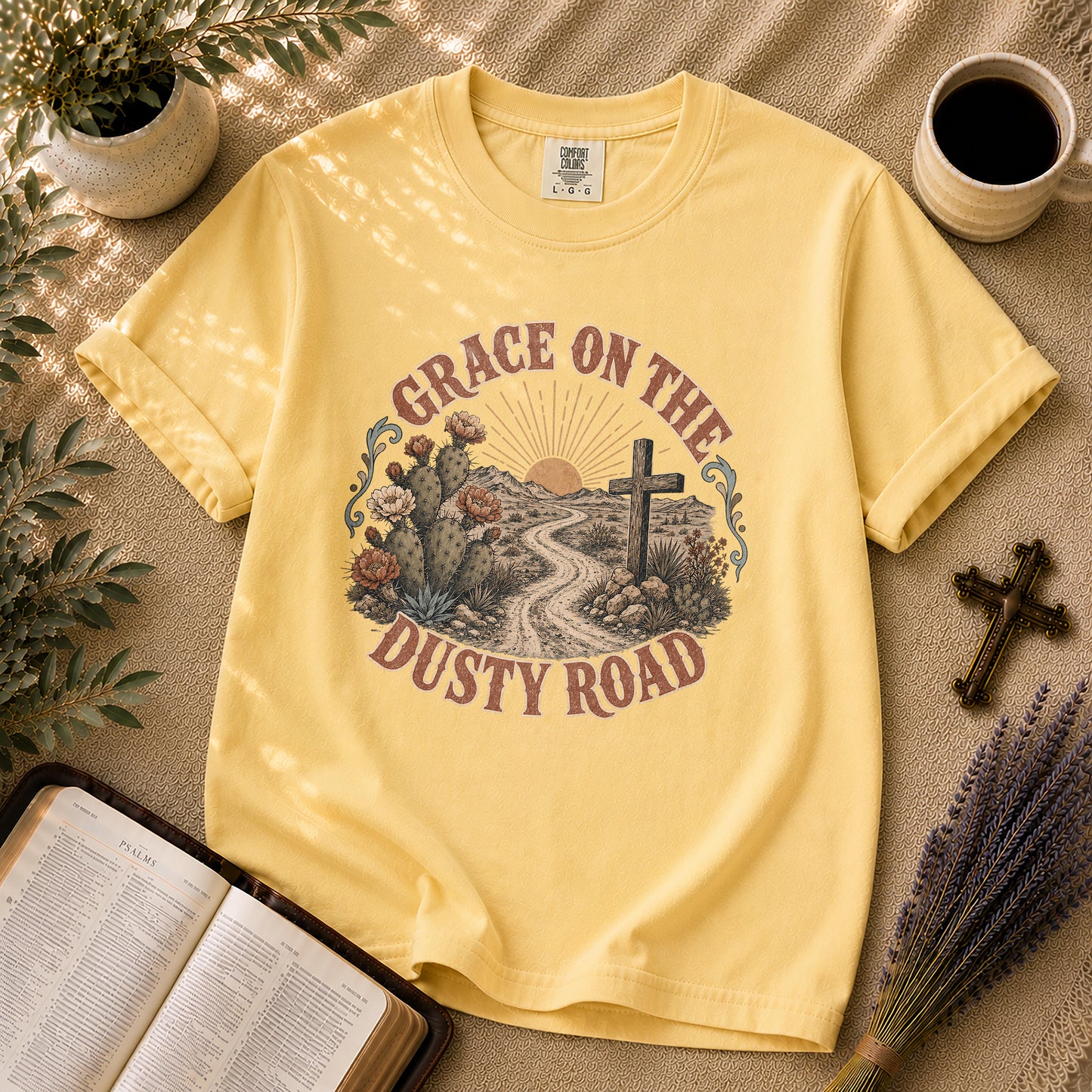 Grace on the Dusty Road Western Christian T-Shirt