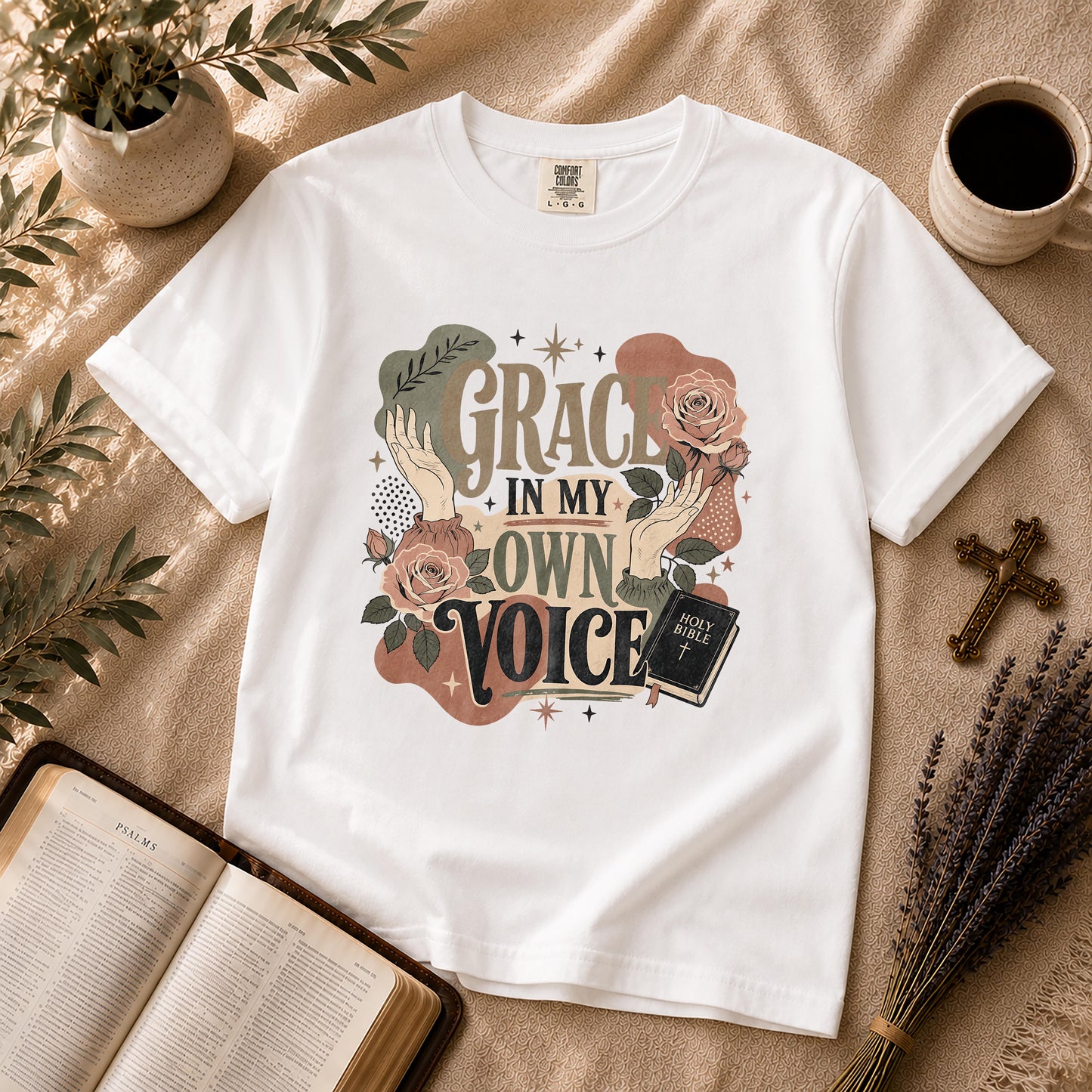 Grace in My Own Voice Alternative Christian Shirt