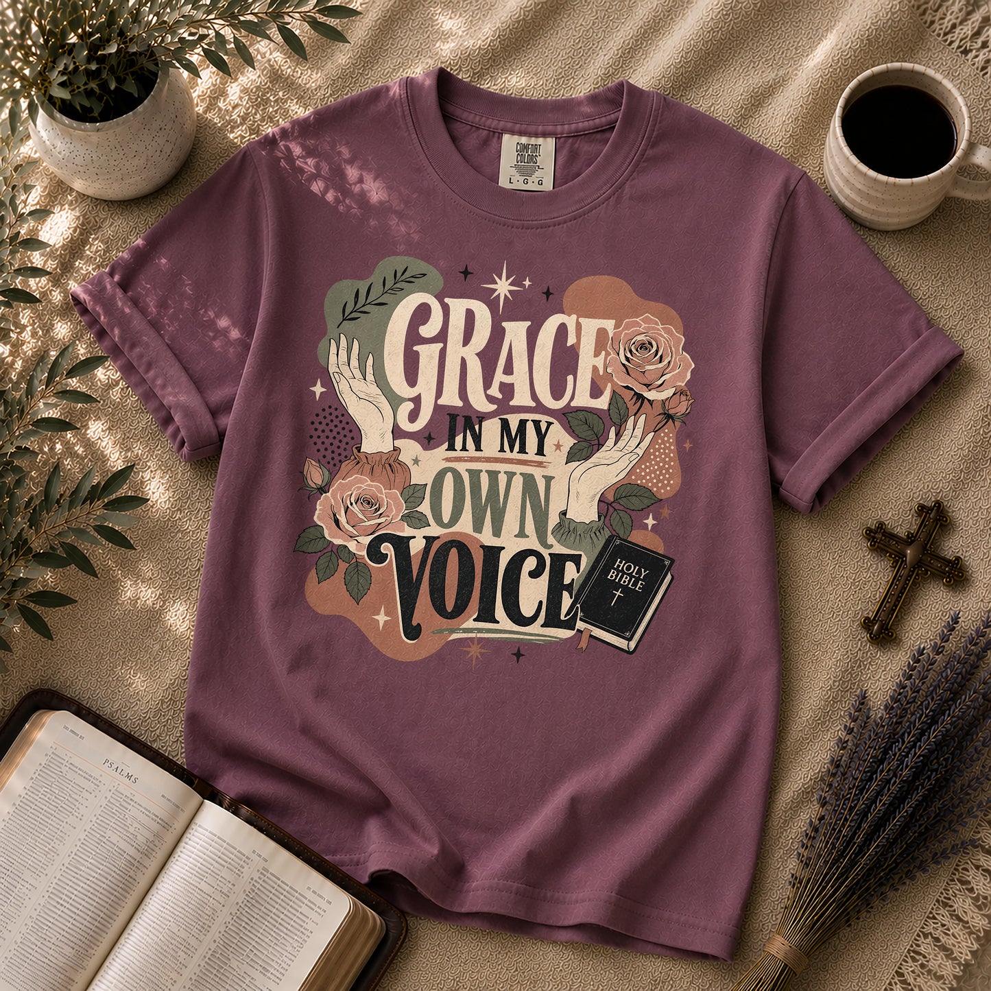 Grace in My Own Voice Alternative Christian Shirt