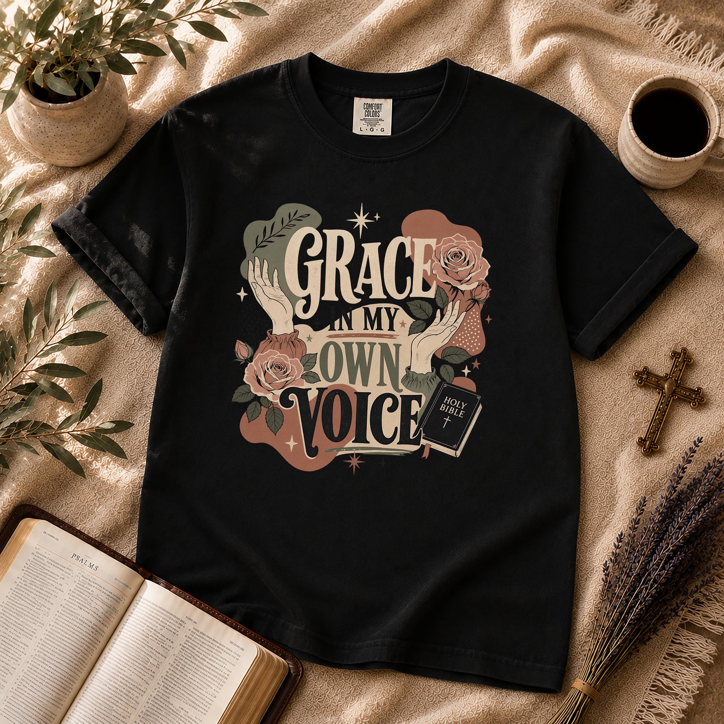 Grace in My Own Voice Alternative Christian Shirt