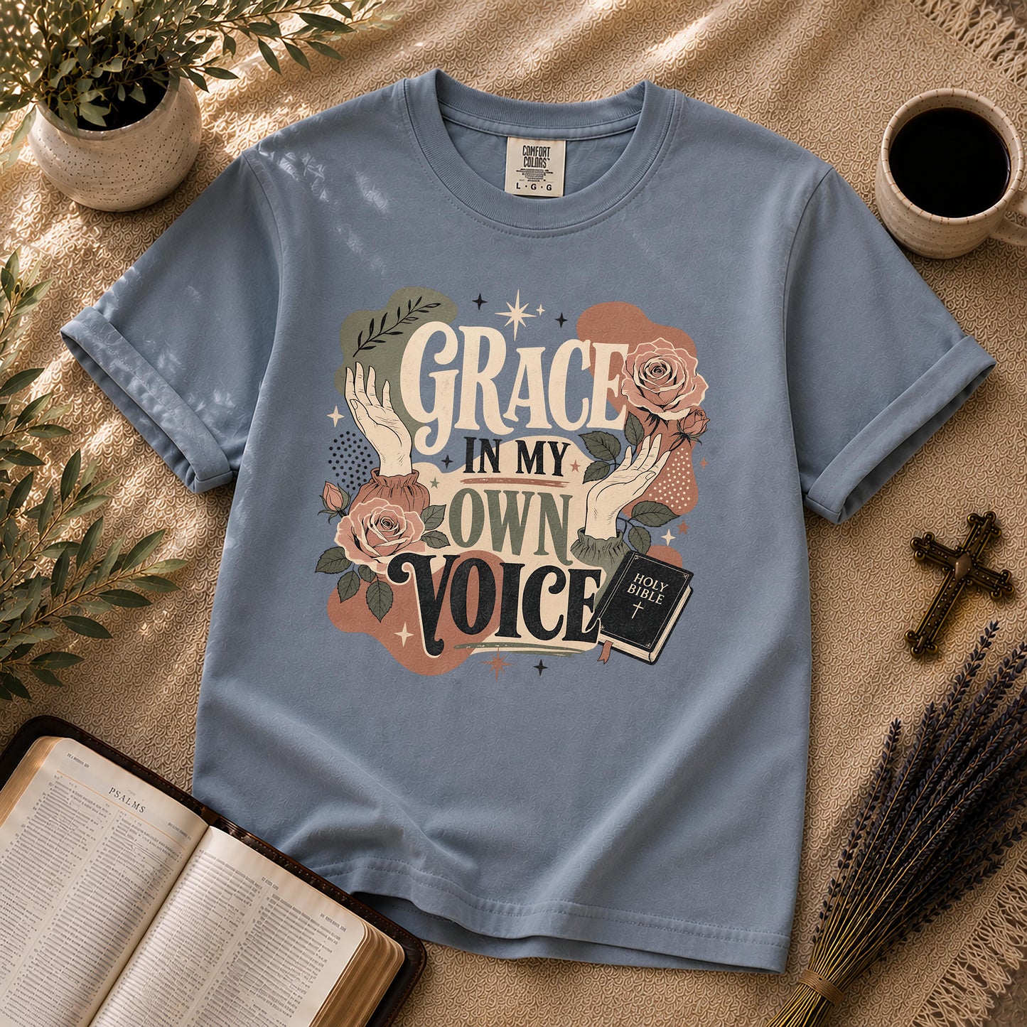 Grace in My Own Voice Alternative Christian Shirt