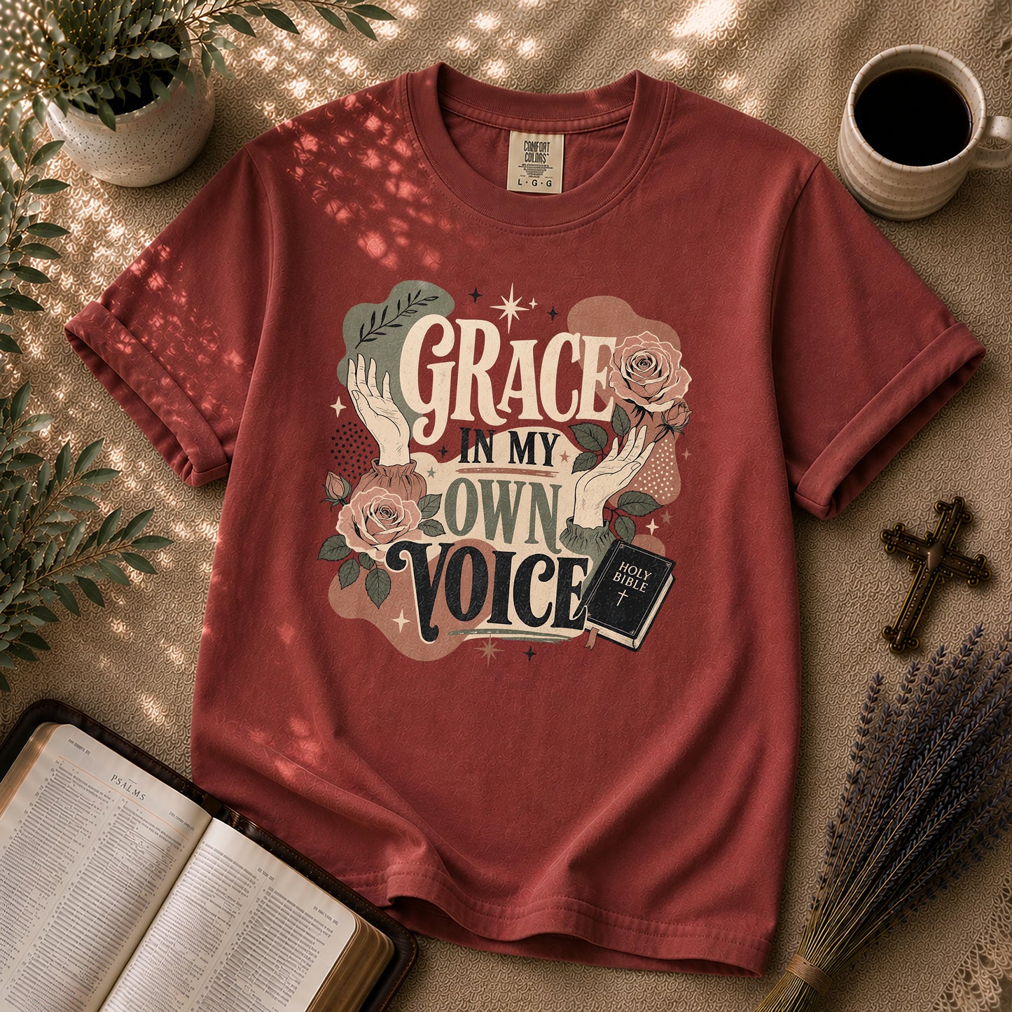 Grace in My Own Voice Alternative Christian Shirt