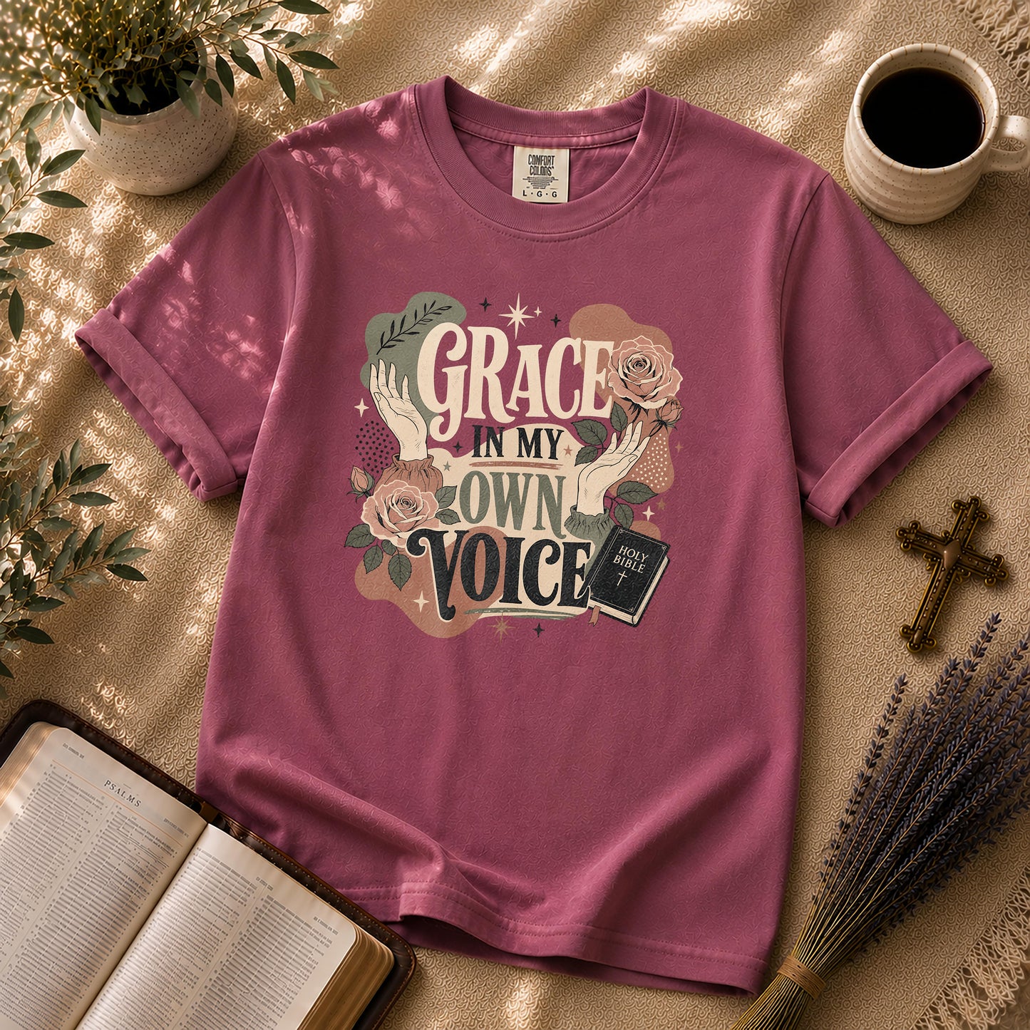Grace in My Own Voice Alternative Christian Shirt
